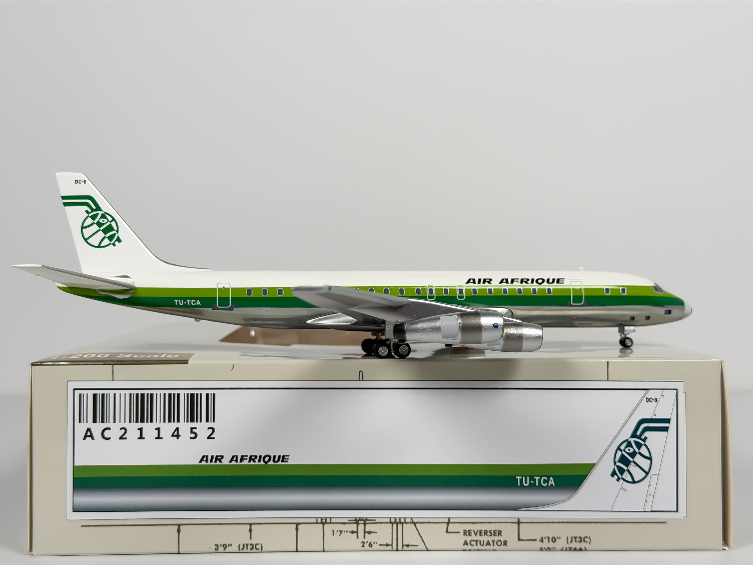 Air Afrique Douglas DC-8-50 1:200 Aeroclassics TU-TCA (AC211452)