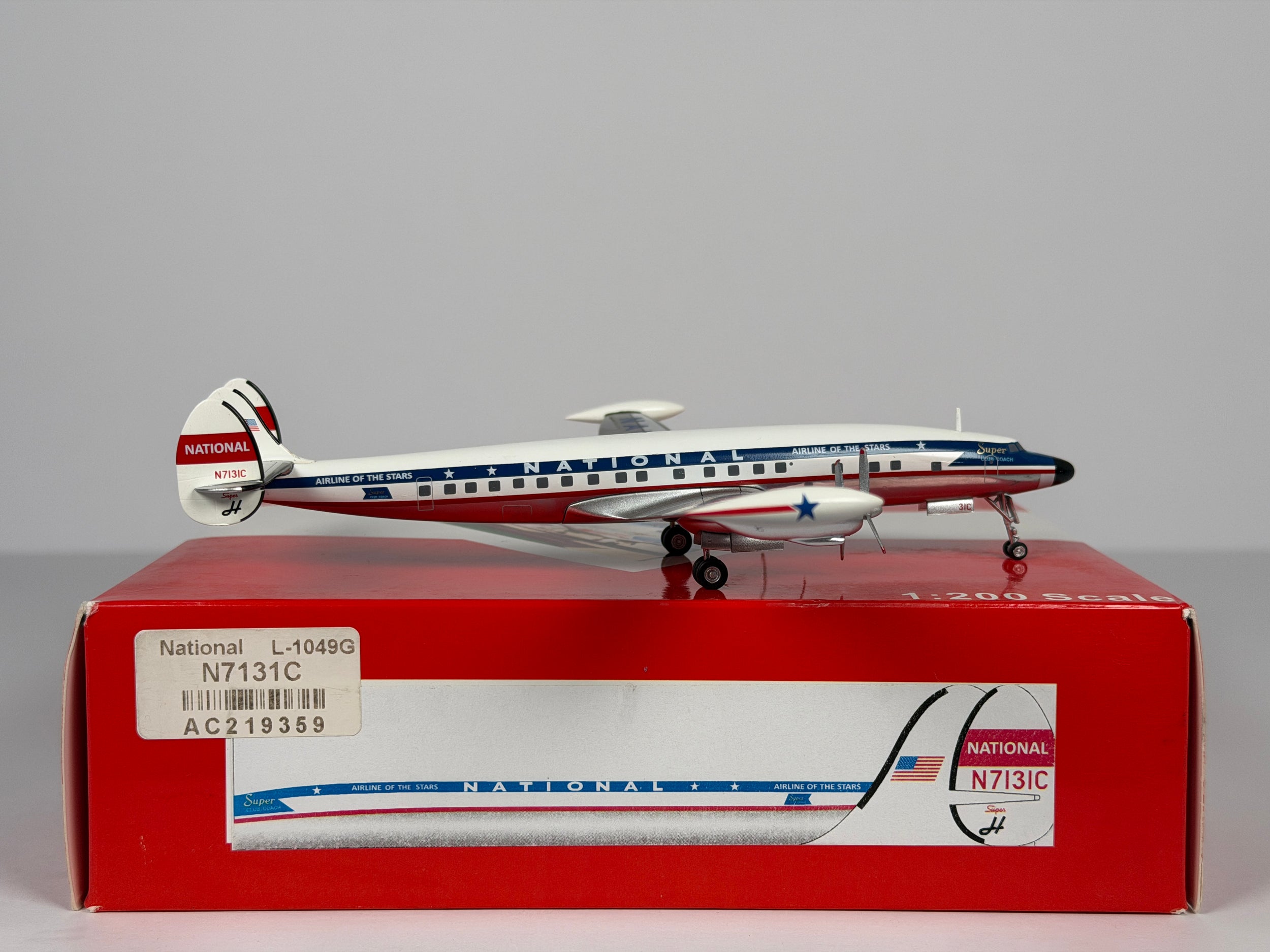 National Airlines Lockheed L-1049 1:200 Western Models N7131C (AC219359)