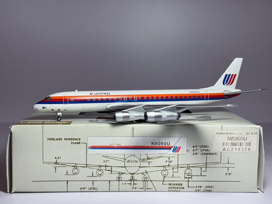United Airlines Douglas DC-8-50 1:200 Aeroclassics N8060U (AC219376)