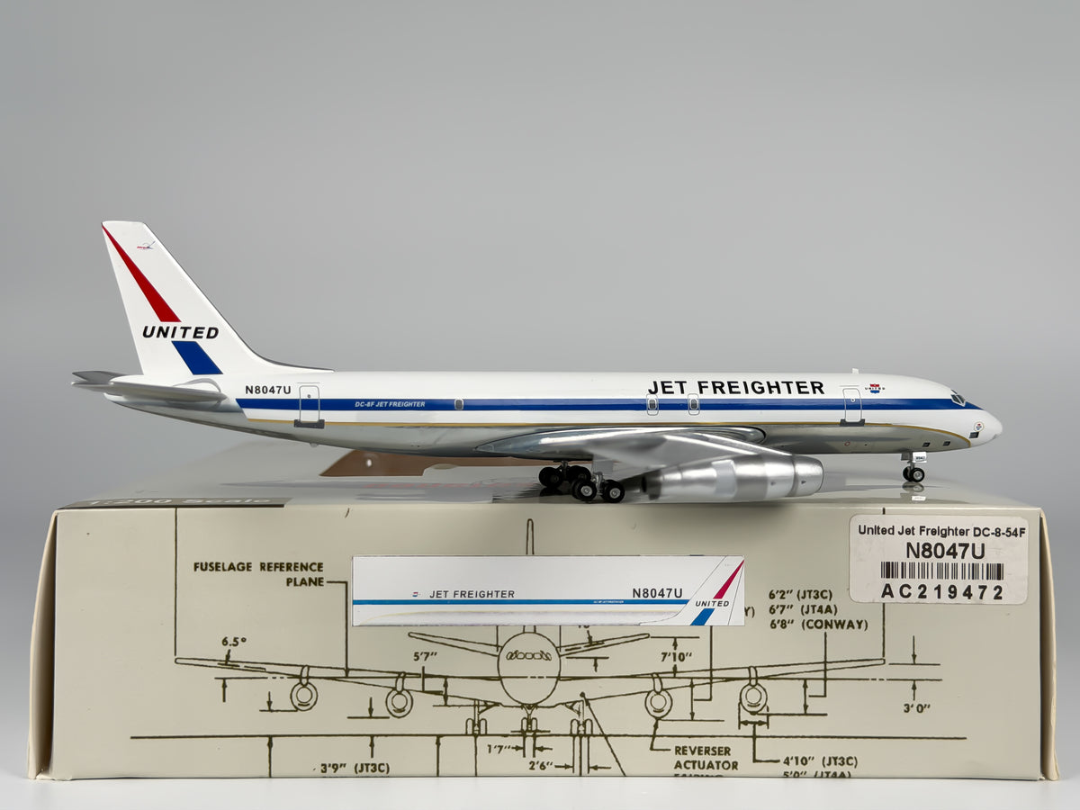 United Airlines Douglas DC-8-50F 1:200 Aeroclassics N8047U (AC219472)
