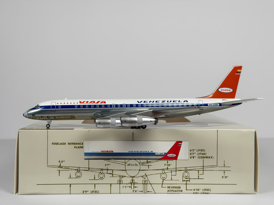 VIASA Venezuela Douglas DC-8-50 1:200 Aeroclassics YV-129C (AC219725A)