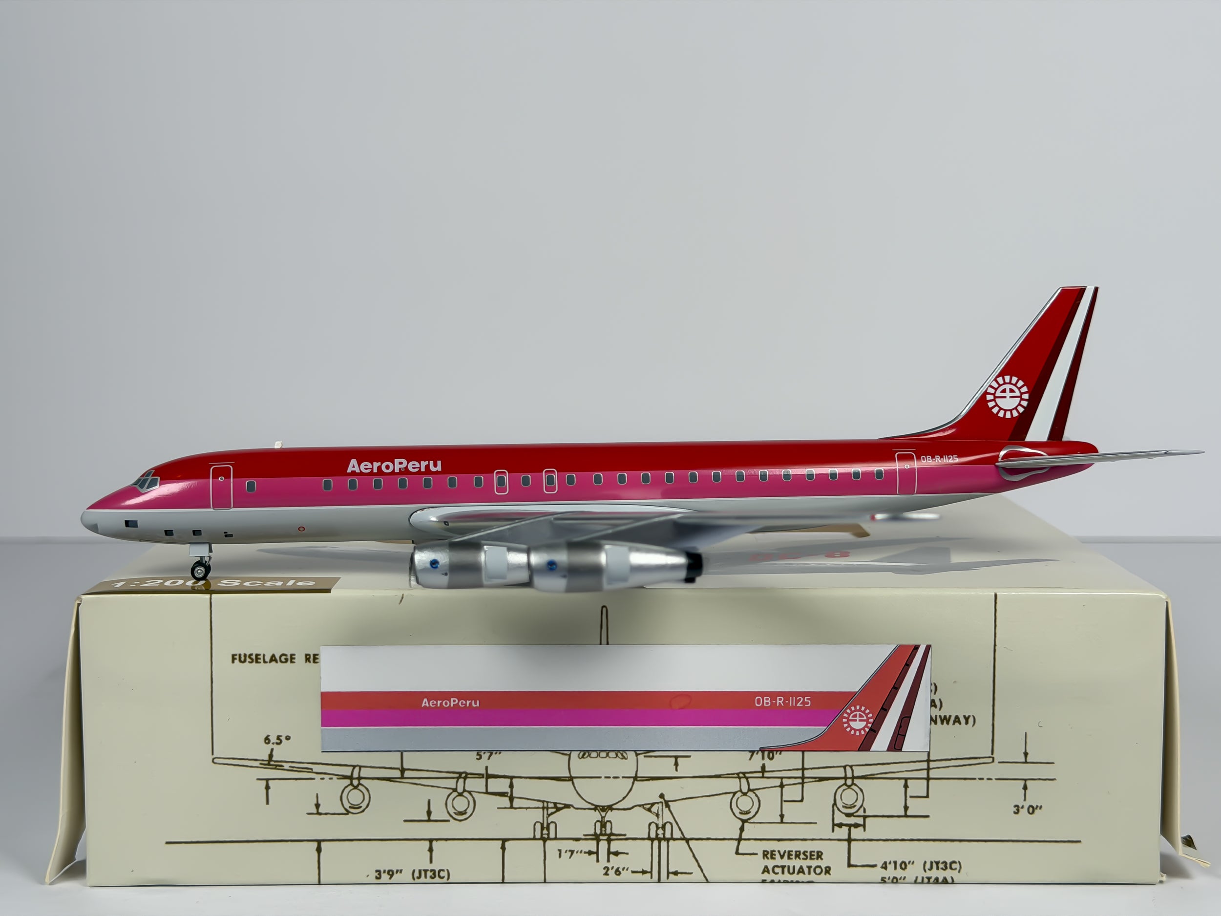 AeroPeru Douglas DC-8-50 1:200 Aeroclassics OB-R-1125 (AC219835)