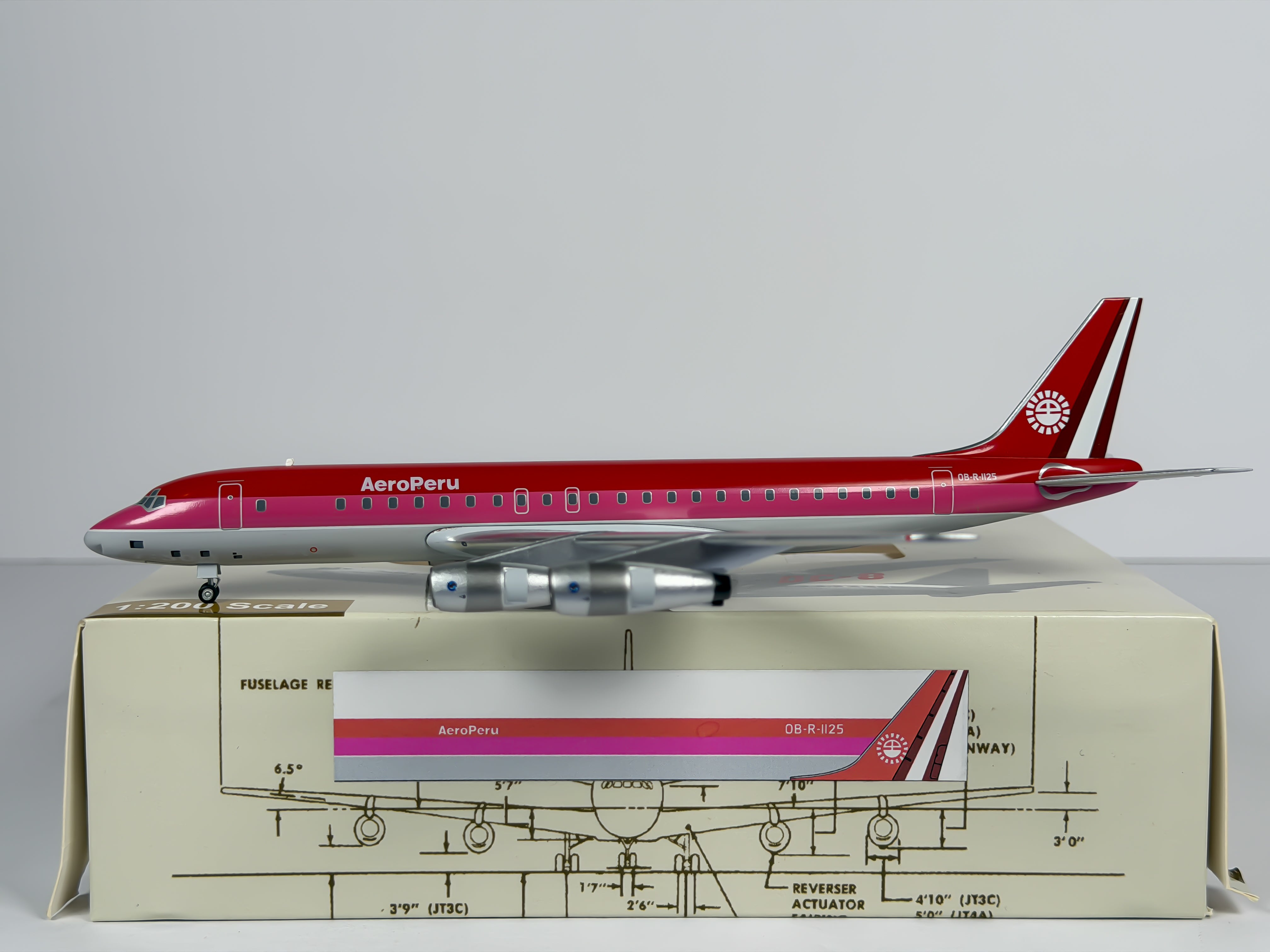 AeroPeru Douglas DC-8-50 1:200 Aeroclassics OB-R-1125 (AC219835)
