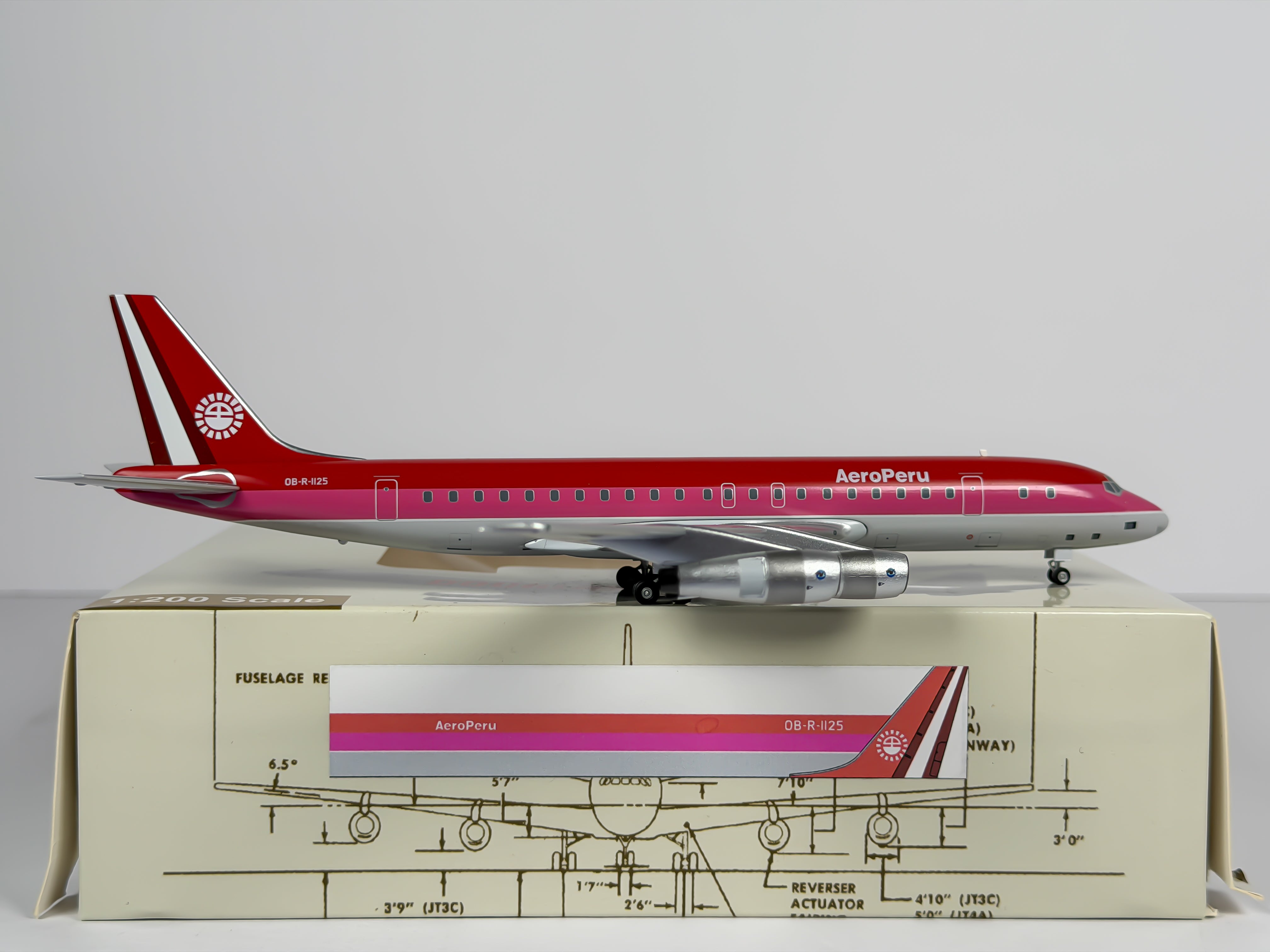 AeroPeru Douglas DC-8-50 1:200 Aeroclassics OB-R-1125 (AC219835)