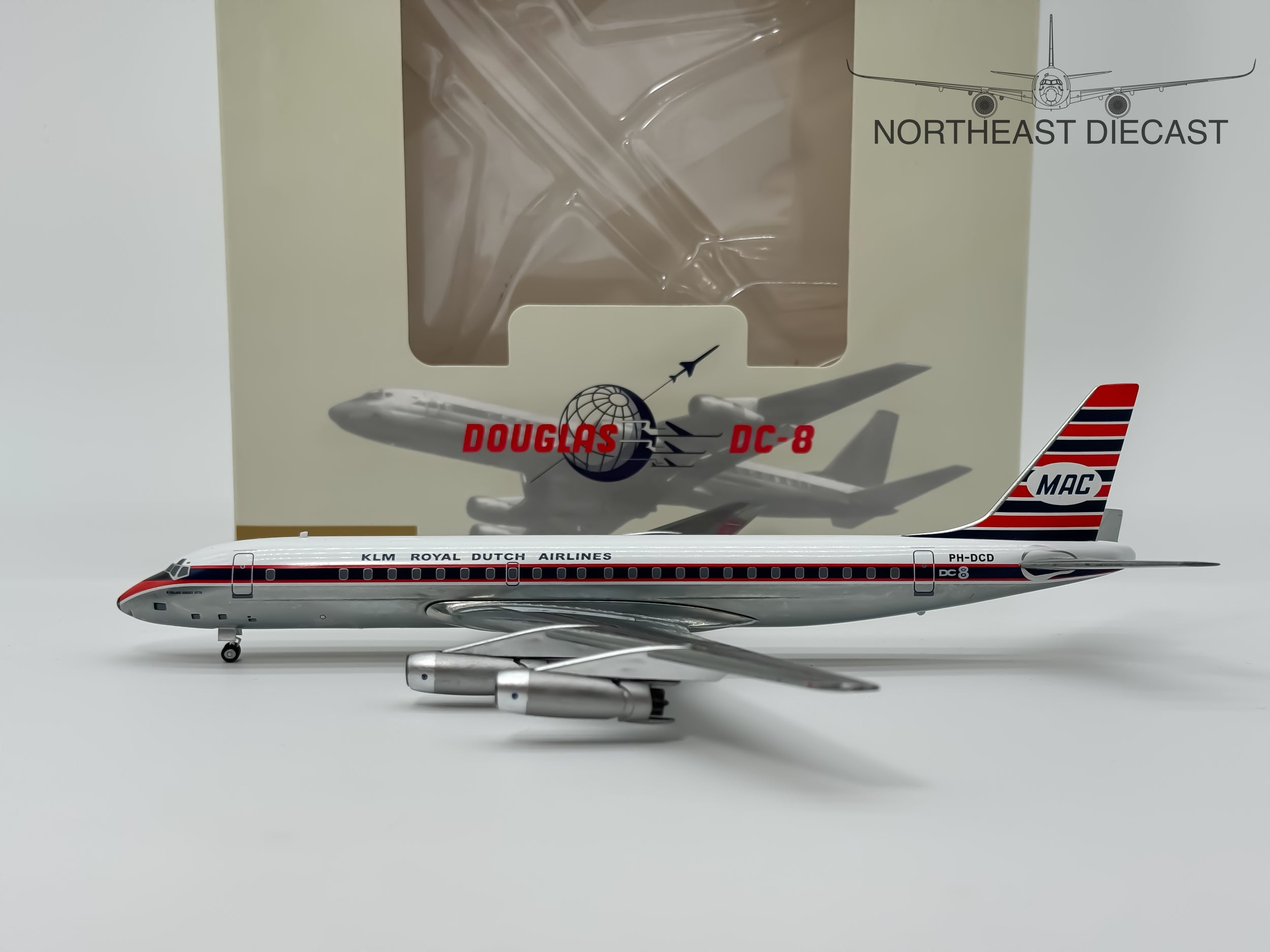 KLM Royal Dutch Douglas DC-8-30 1:200 Aeroclassics PH-DCD (AC219870)
