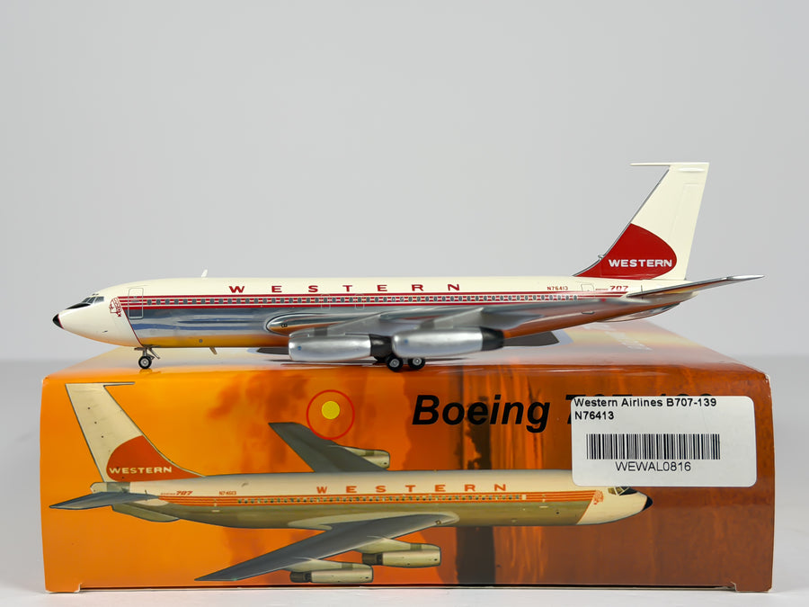 Western Airlines Boeing 707-100 1:200 Aeroclassics N76413 (AC2N76413)