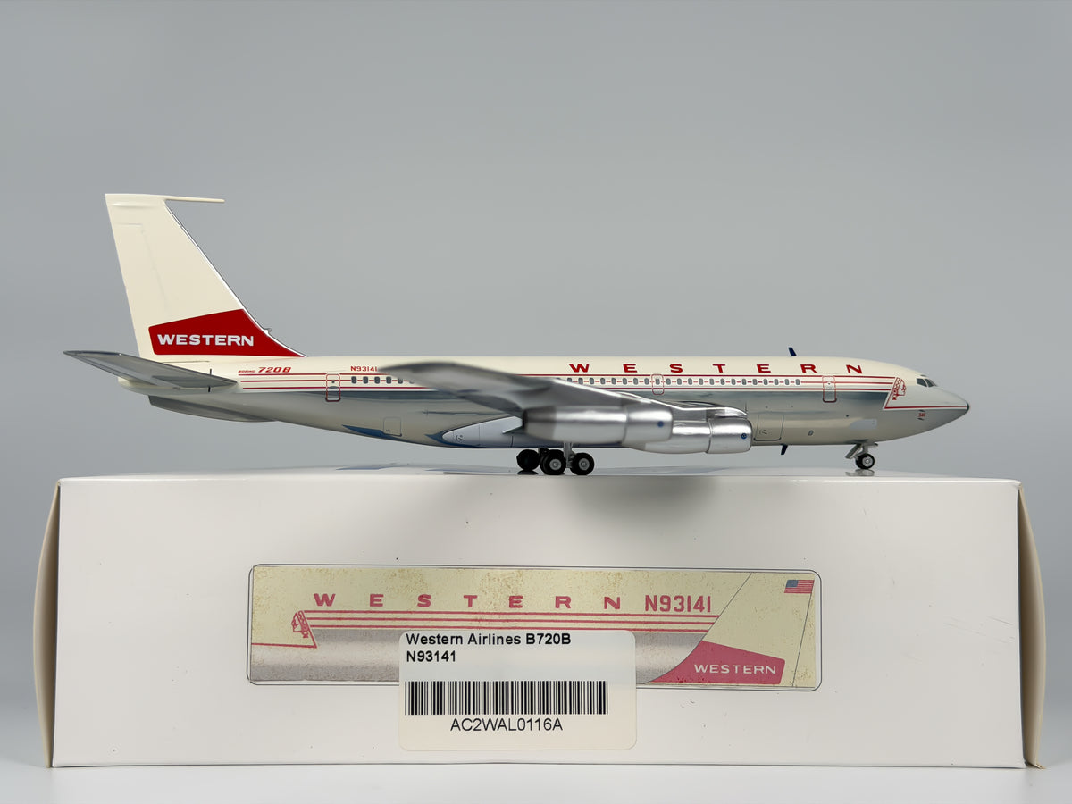 Western Airlines Boeing 720 1:200 AeroClassics N93141 (AC2WAL0116A)