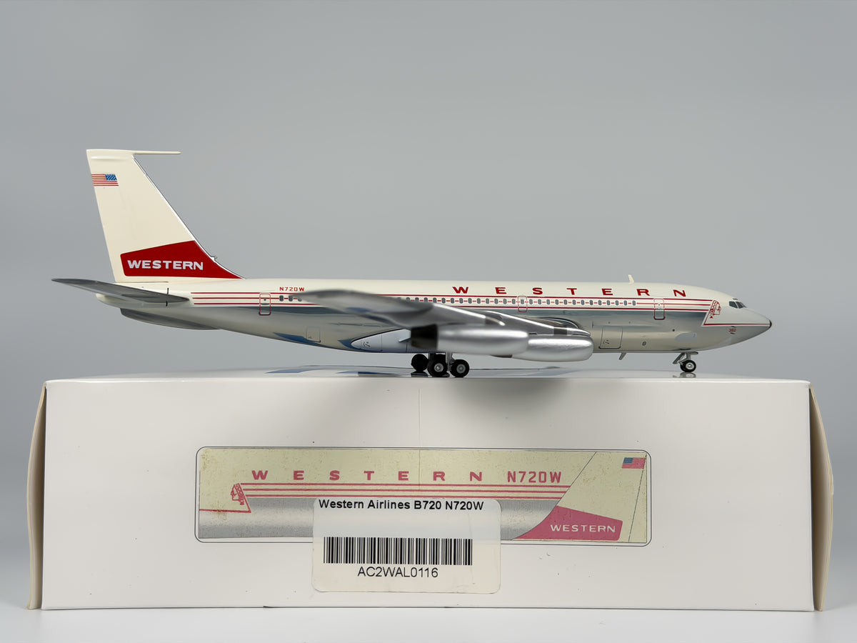 Western Airlines Boeing 720 1:200 AeroClassics N720W (AC2WAL0116)