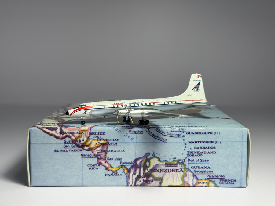 Cubana de Aviacion Bristol 175 Britannia 1:400 Aeroclassics CU-T671 (AC368)