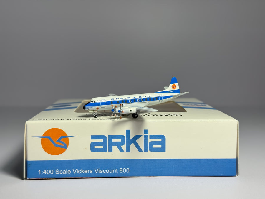 Arkia Israel Airlines Vickers Viscount 800 1:400 Aeroclassics 4X-AVF (AC411040F)