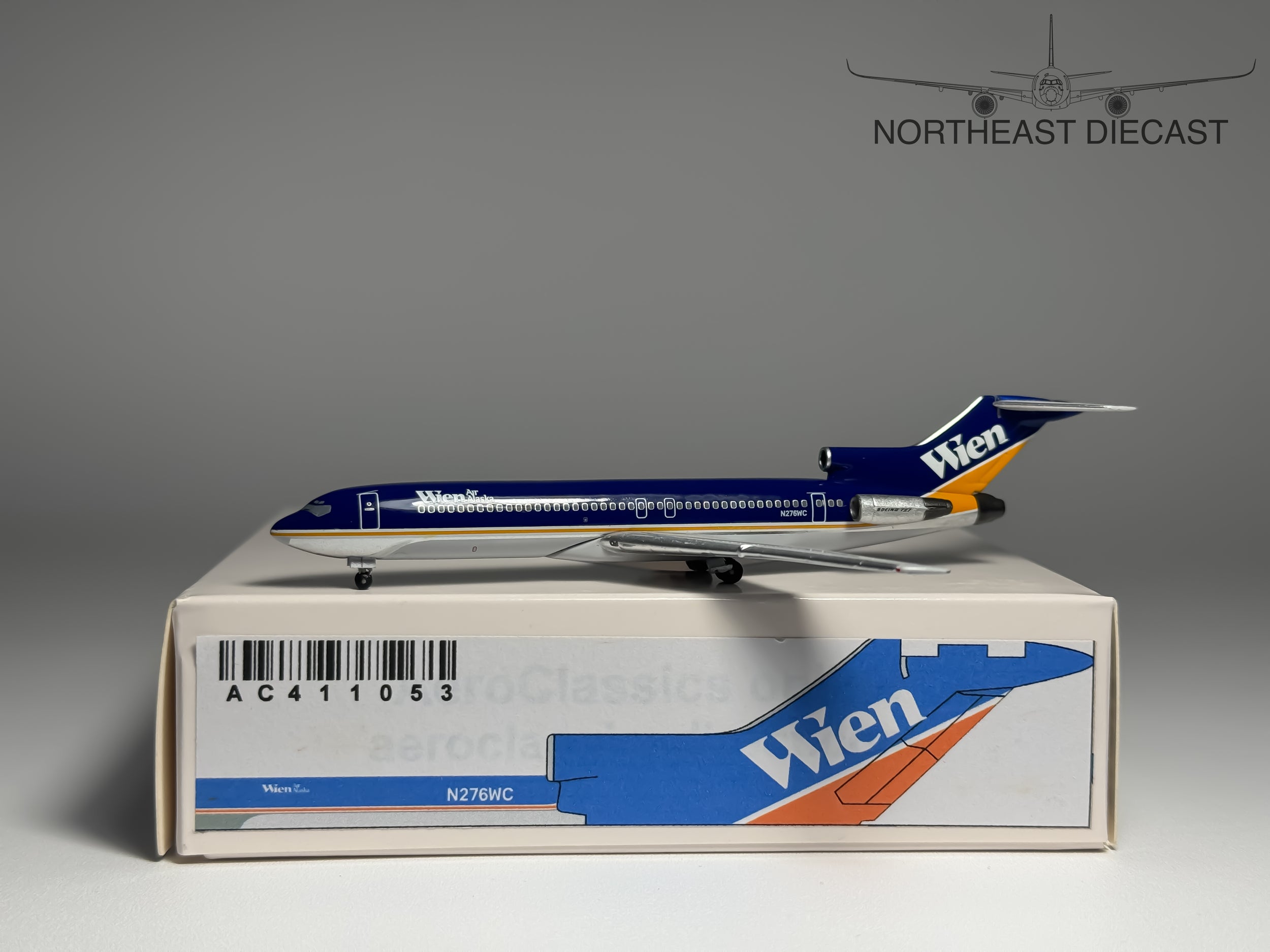 Wien Air Alaska Boeing 727-200 1:400 Aeroclassics N276WC (AC411053)