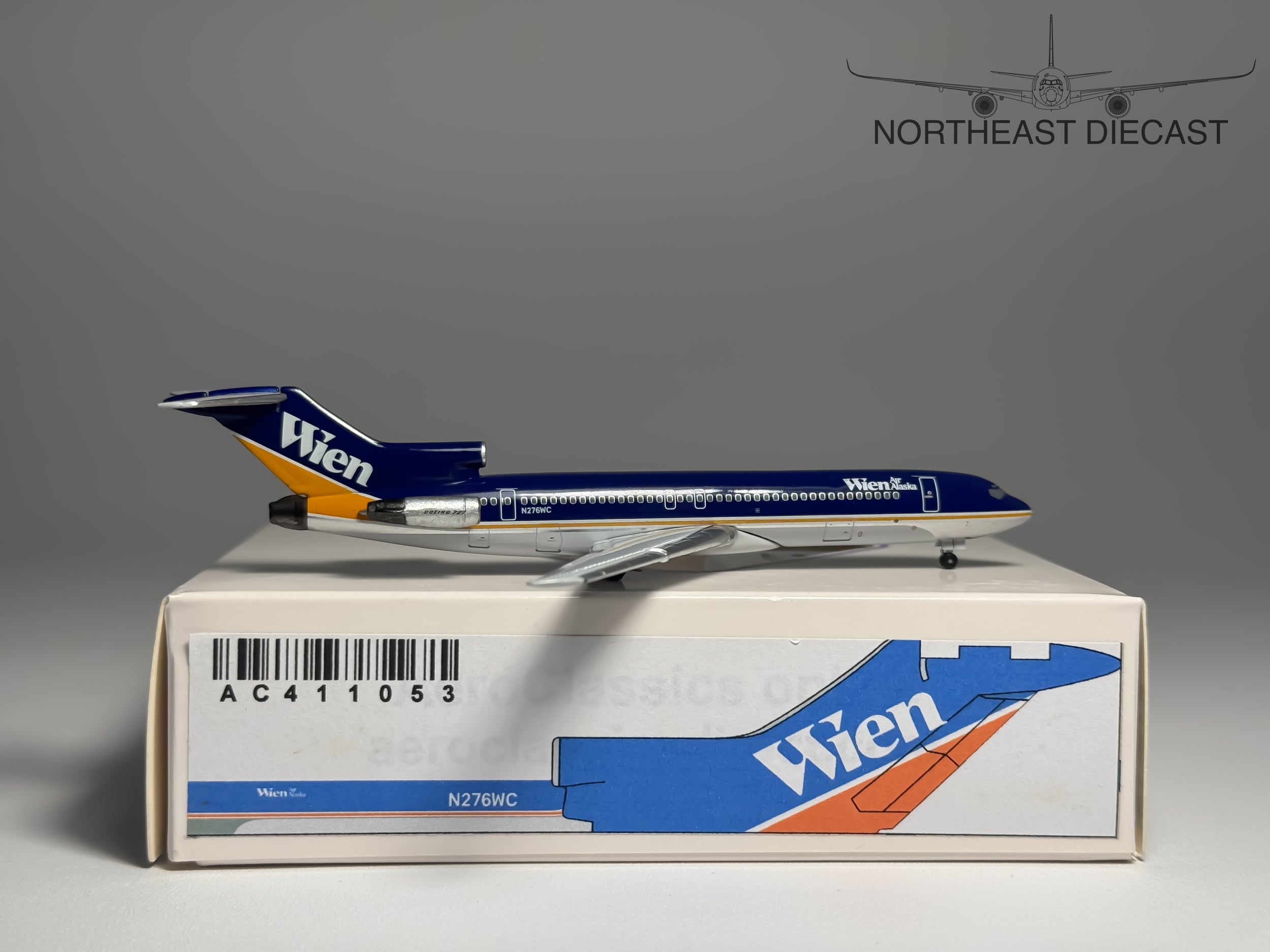 Wien Air Alaska Boeing 727-200 1:400 Aeroclassics N276WC (AC411053)