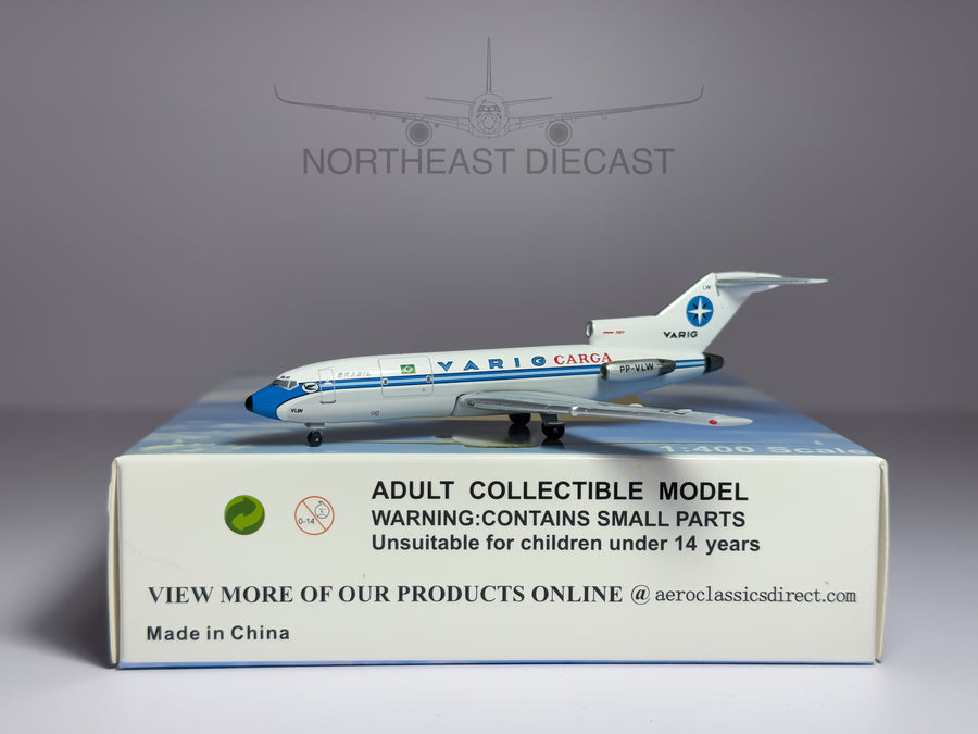 VARIG Cargo Boeing 727-100F 1:400 Aeroclassics PP-VLW (AC411353)