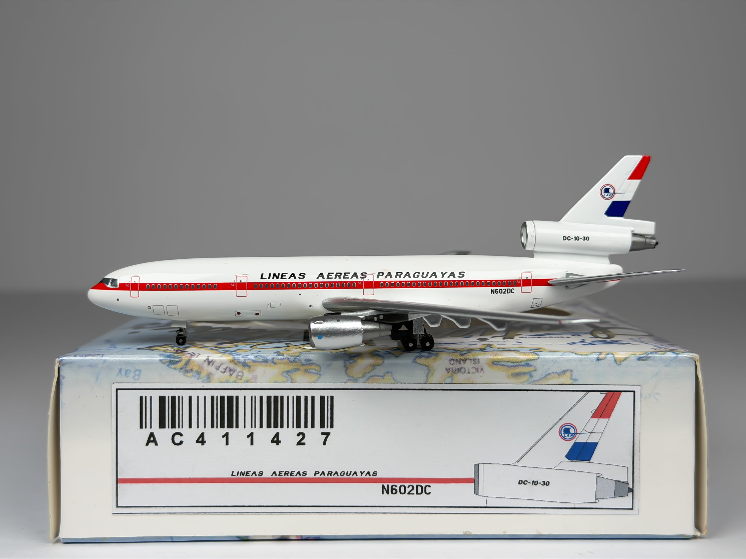 Lineas Aereas Paraguayas McDonnell Douglas DC-10-30 1:400 Aeroclassics N602DC (AC411427)