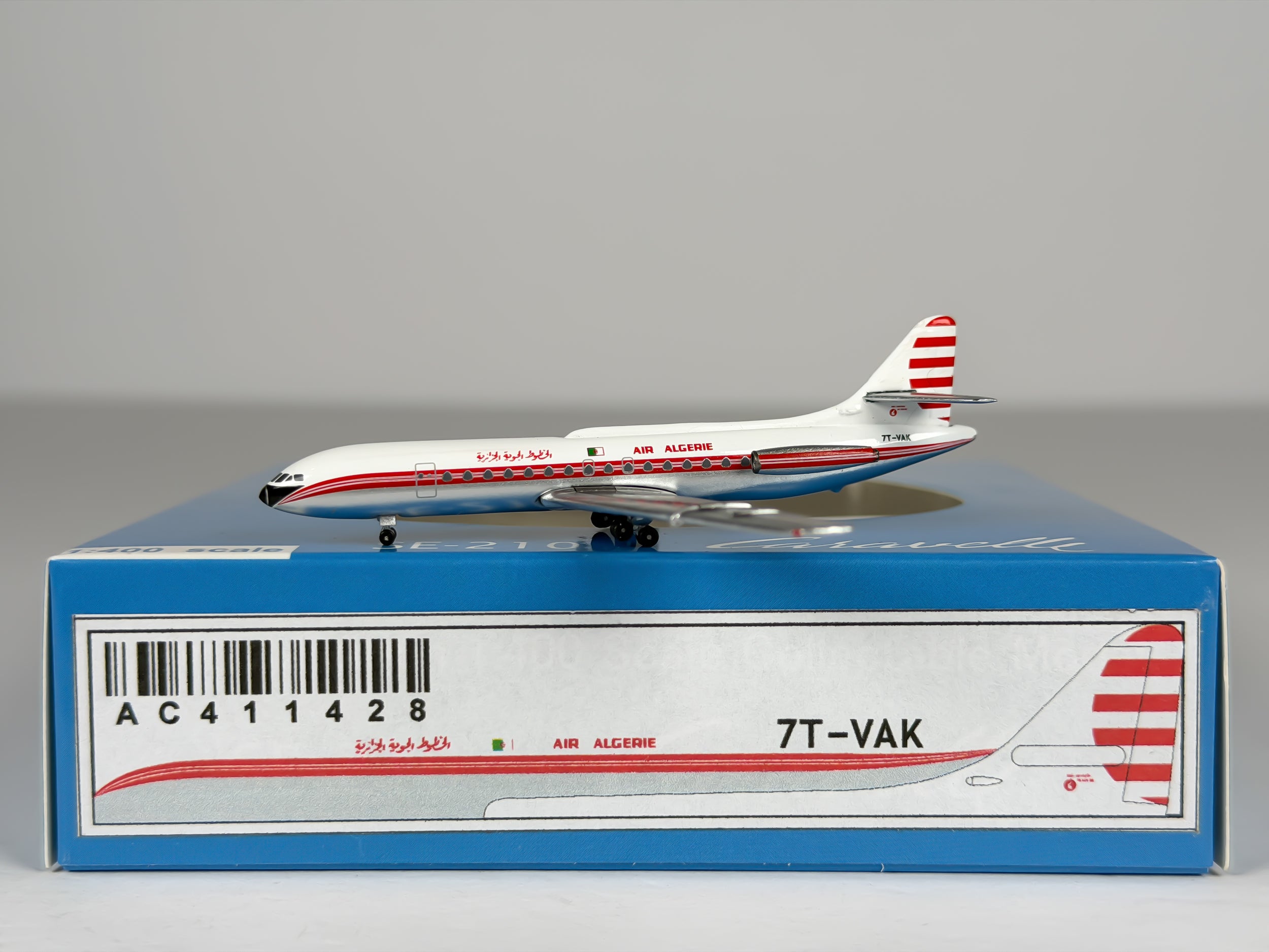 Air Algerie Sud Aviation SE-210 Caravelle 1:400 Aeroclassics 7T-VAK (AC411428)