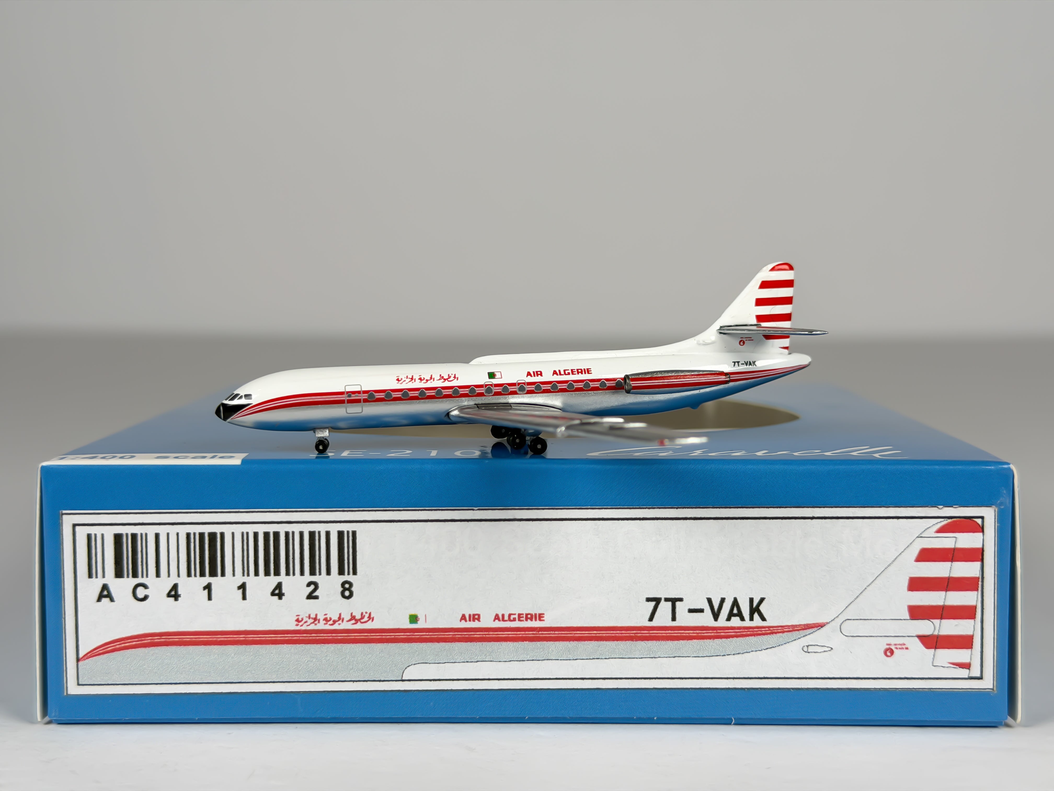 Air Algerie Sud Aviation SE-210 Caravelle 1:400 Aeroclassics 7T-VAK (AC411428)