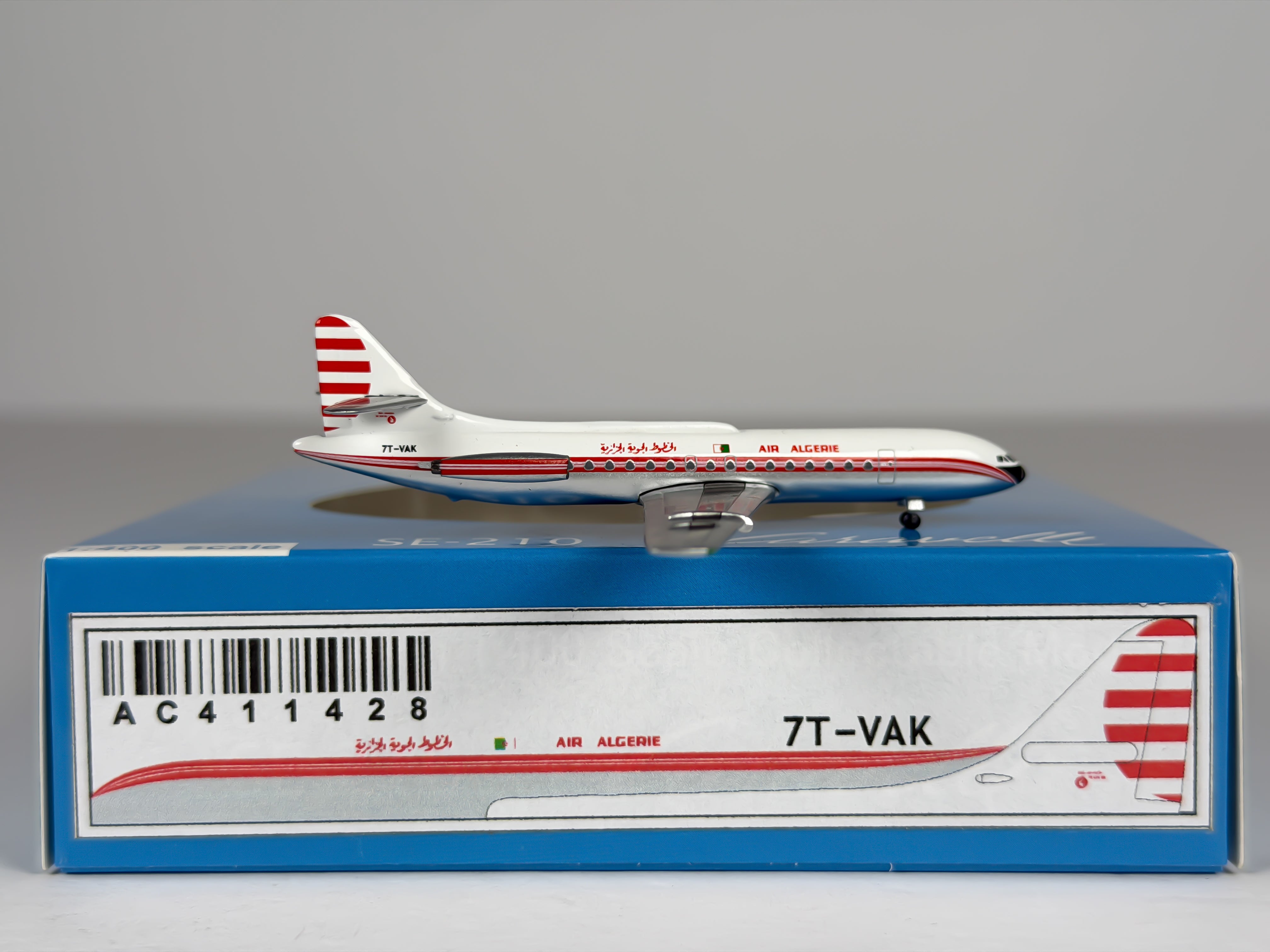 Air Algerie Sud Aviation SE-210 Caravelle 1:400 Aeroclassics 7T-VAK (AC411428)
