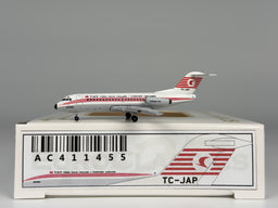 Turkish Airlines Fokker F-28 1:400 Aeroclassics TC-JAP (AC411455)