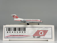 Turkish Airlines Fokker F-28 1:400 Aeroclassics TC-JAP (AC411455)