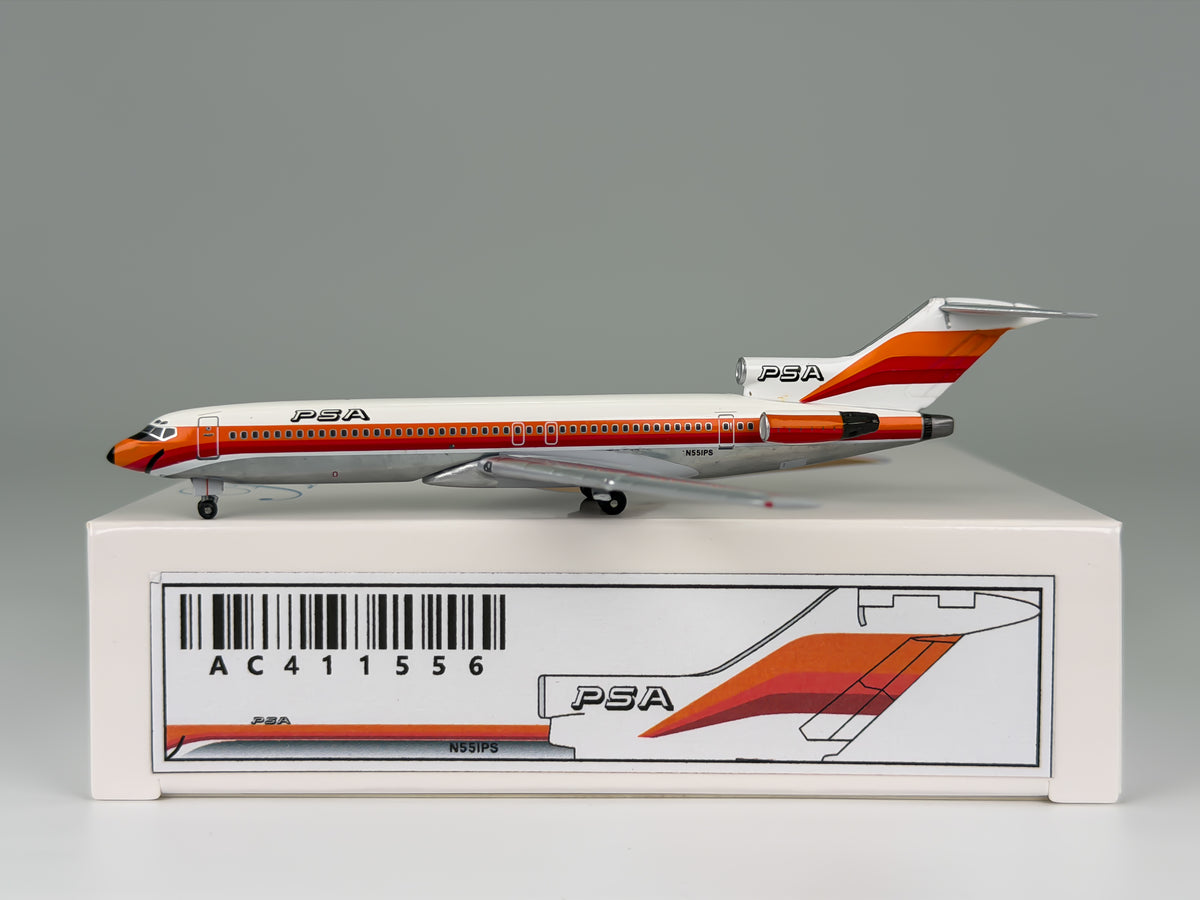 Pacific Southwest Airlines (PSA) Boeing 727-200 1:400 Aeroclassics N551PS (AC411556)