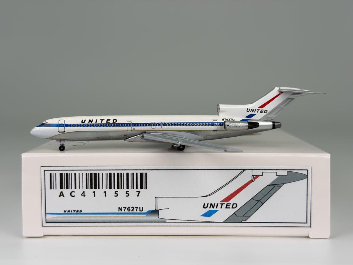 United Airlines Boeing 727-200 1:400 Aeroclassics N7627U (AC411557)