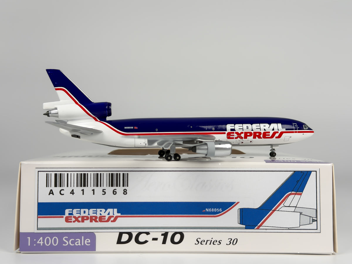 FedEx Express McDonnell Douglas DC-10-10 1:400 Aeroclassics N68056 (AC411568)