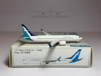 SilkAir Boeing 737 MAX 8 1:400 Aeroclassics 9V-MBB (AC419307)