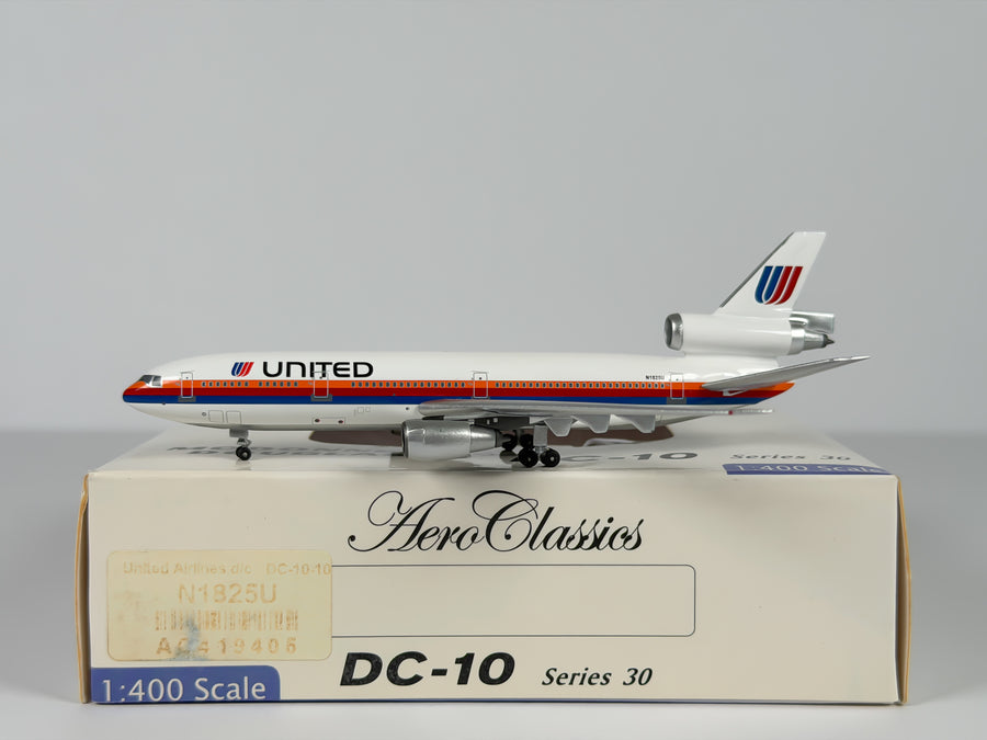 United Airlines McDonnell Douglas DC-10-10 1:400 Aeroclassics N1825U (AC419405)