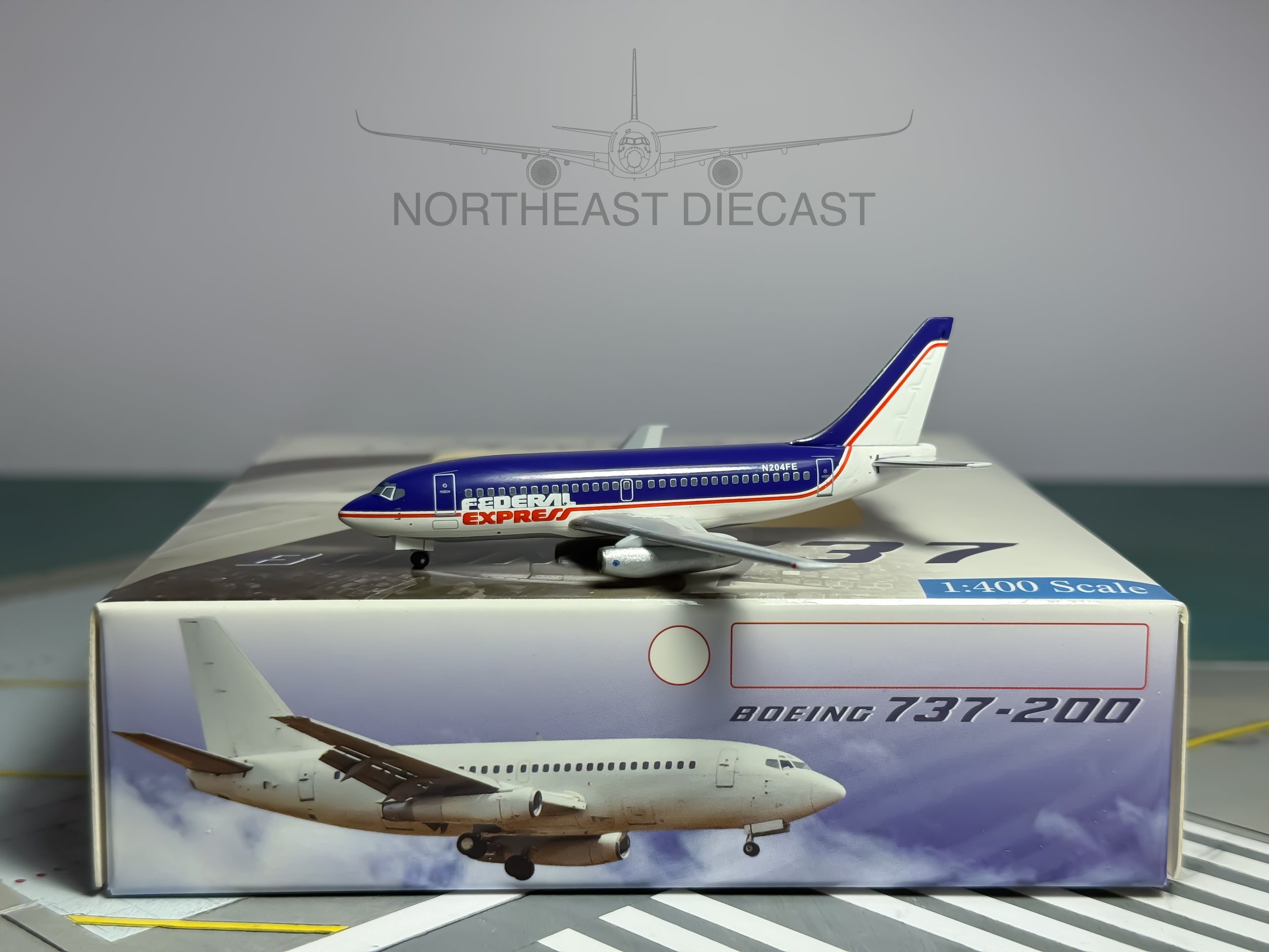 FedEx Express Boeing 737-200 1:400 Aeroclassics N204FE (AC419782)