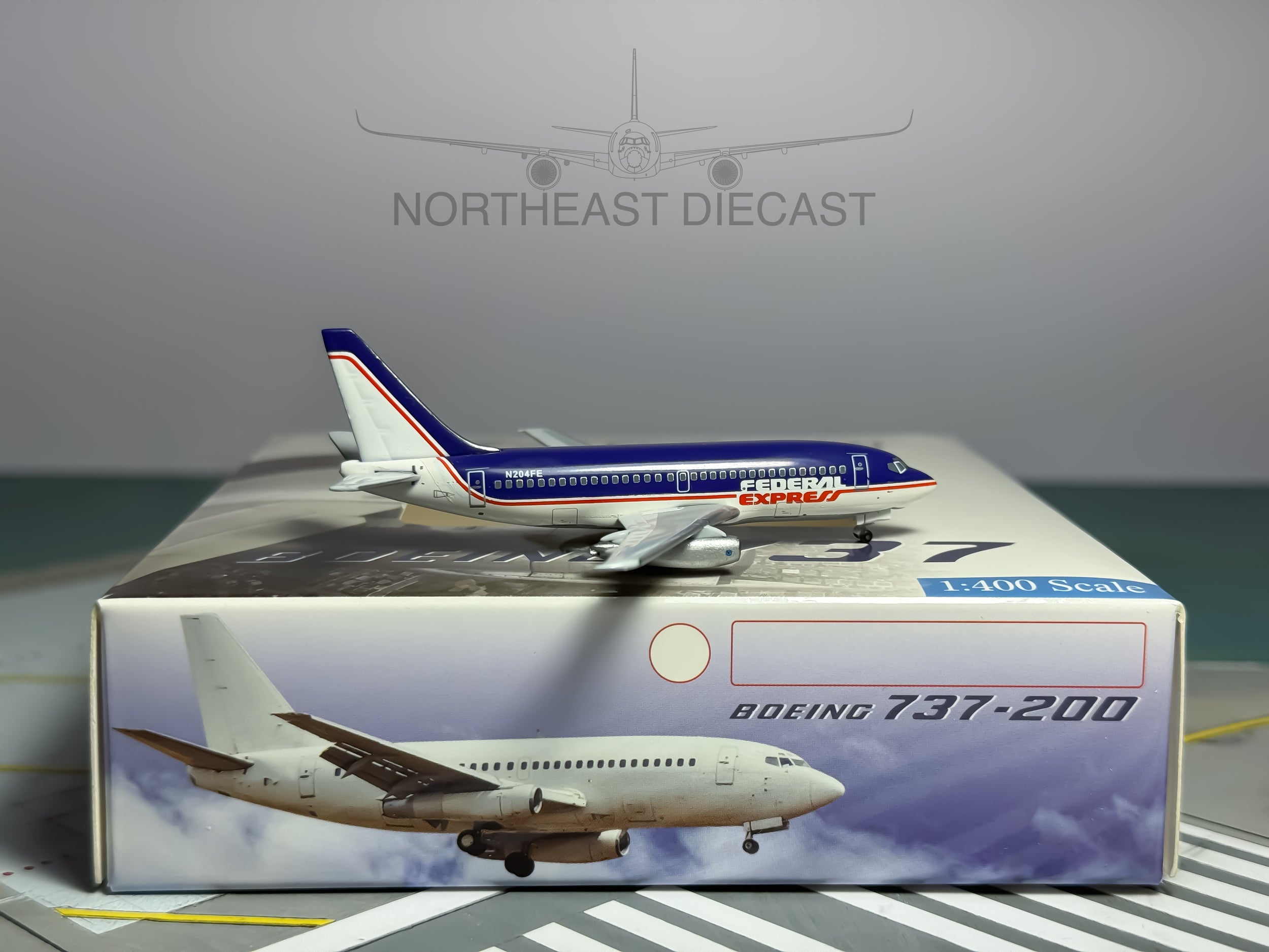 FedEx Express Boeing 737-200 1:400 Aeroclassics N204FE (AC419782)