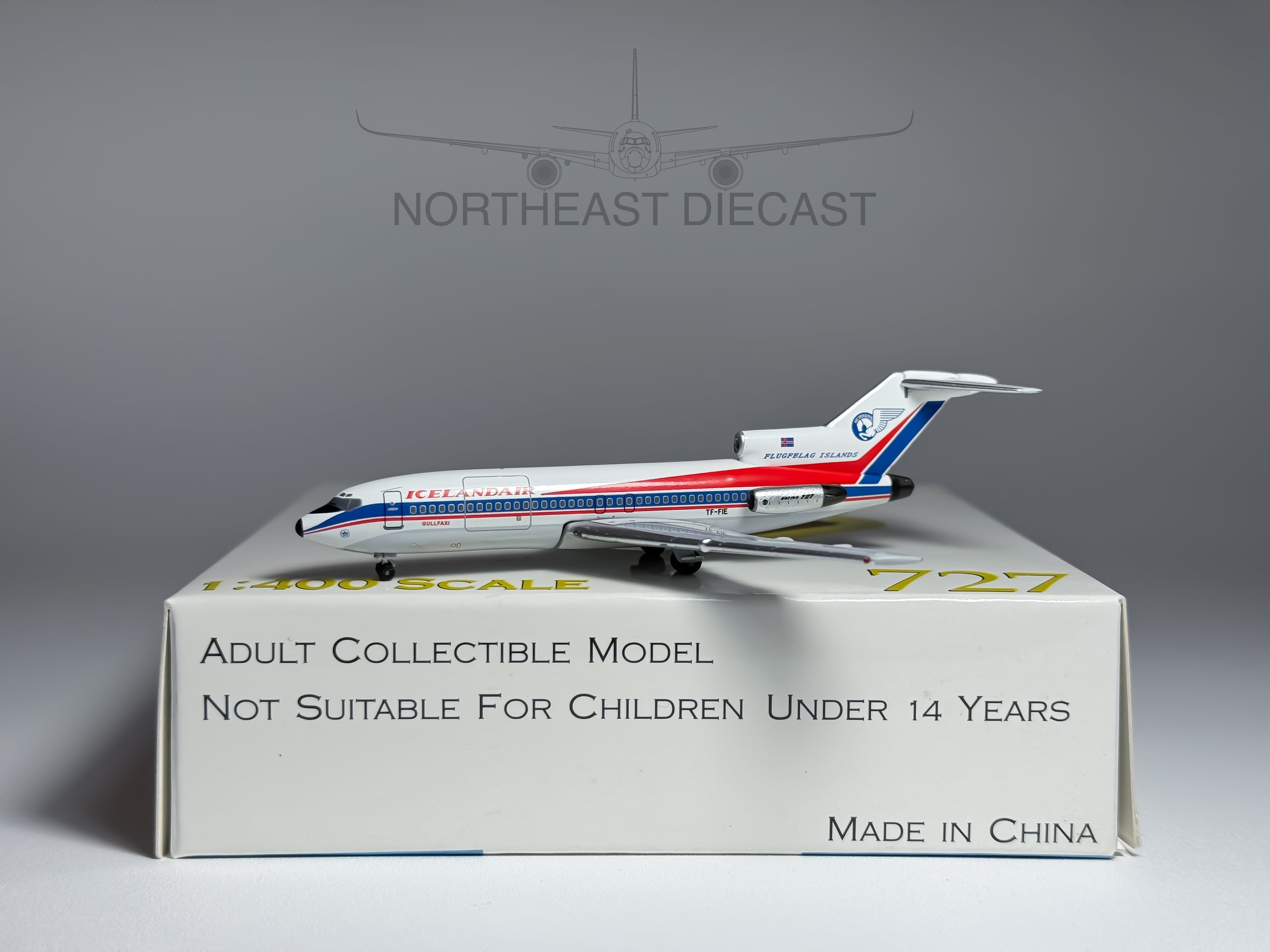 Icelandair Boeing 727-100 1:400 Aeroclassics TF-FIE (AC419814)