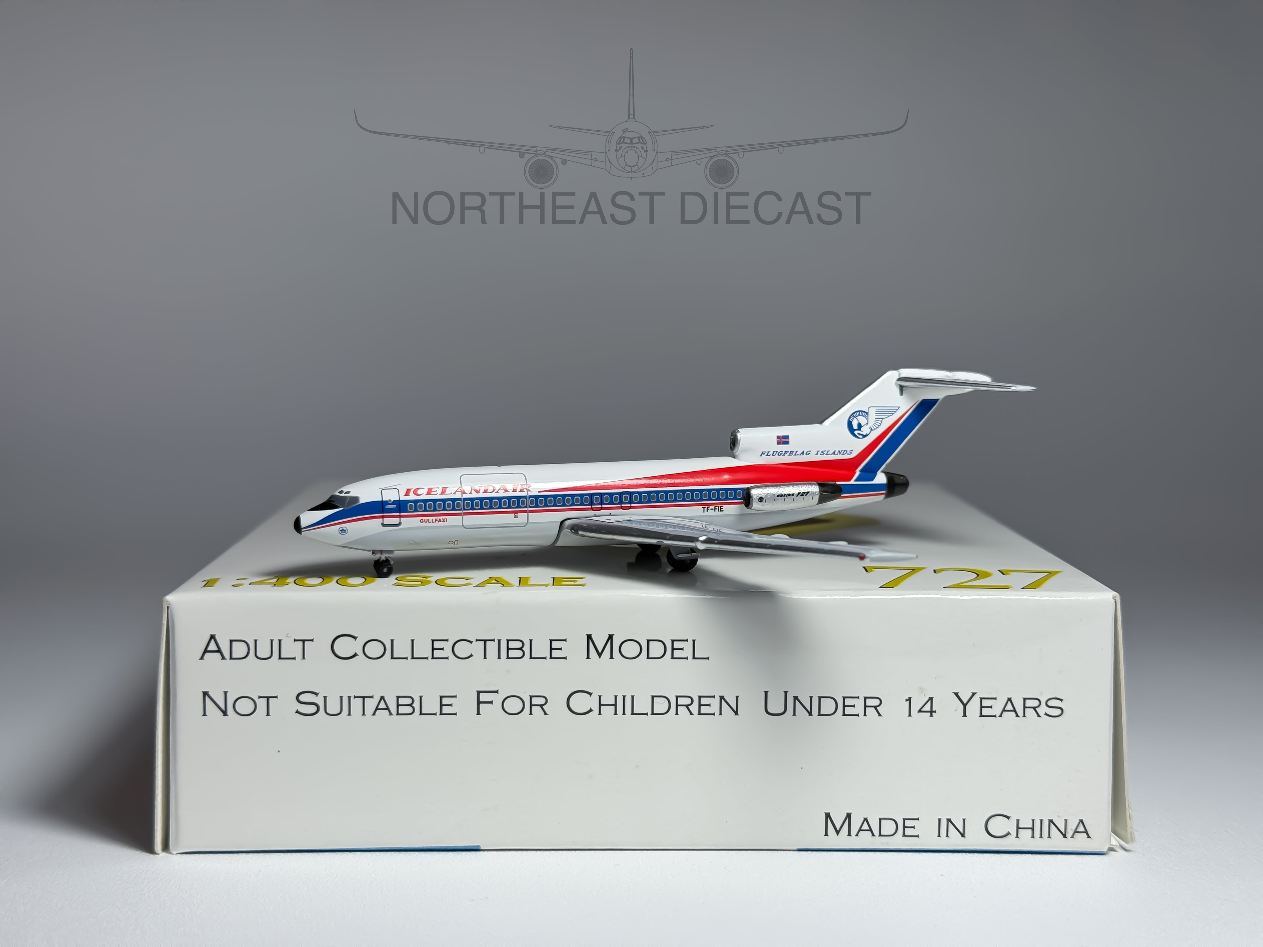 Icelandair Boeing 727-100 1:400 Aeroclassics TF-FIE (AC419814)