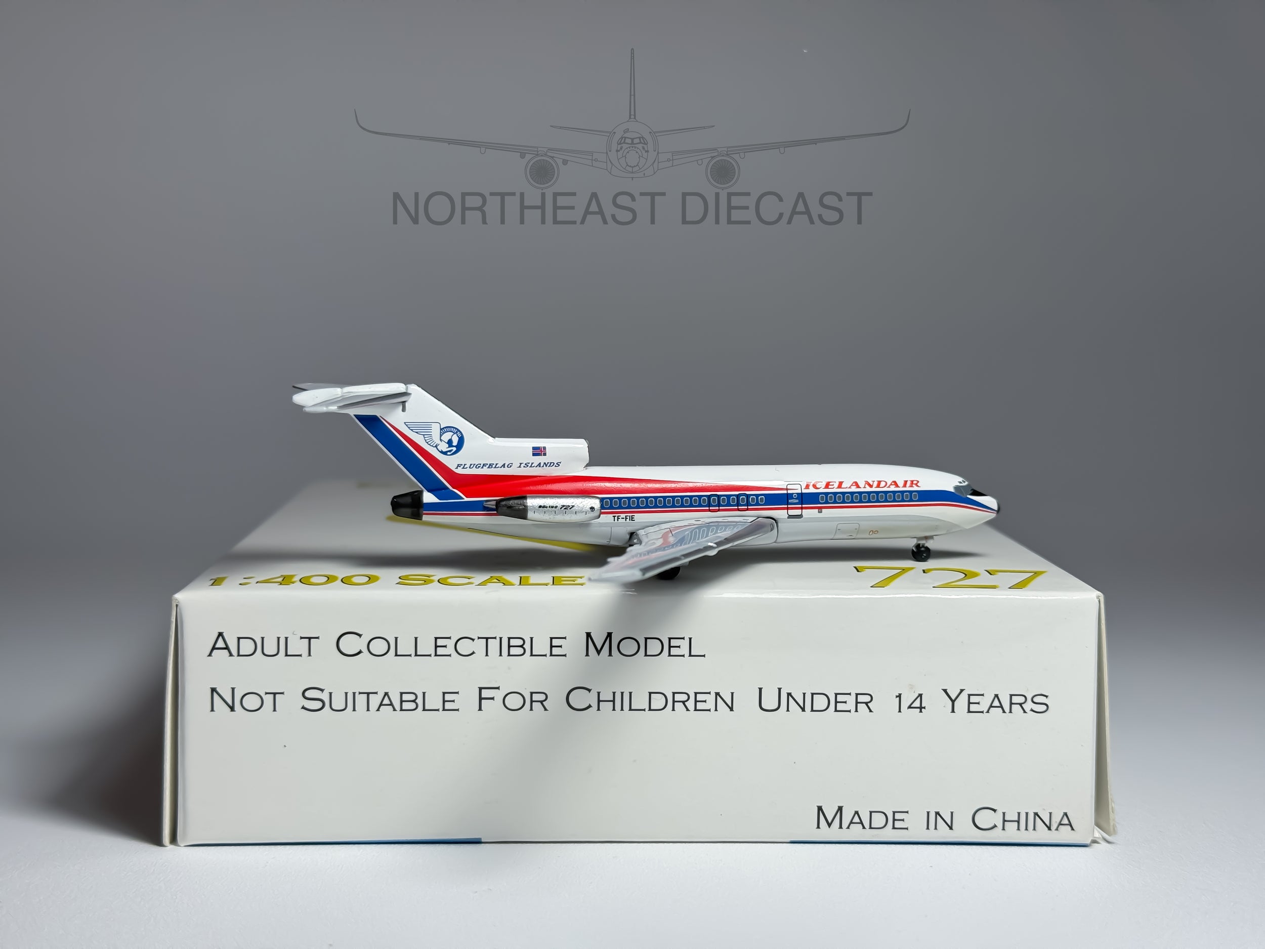 Icelandair Boeing 727-100 1:400 Aeroclassics TF-FIE (AC419814)