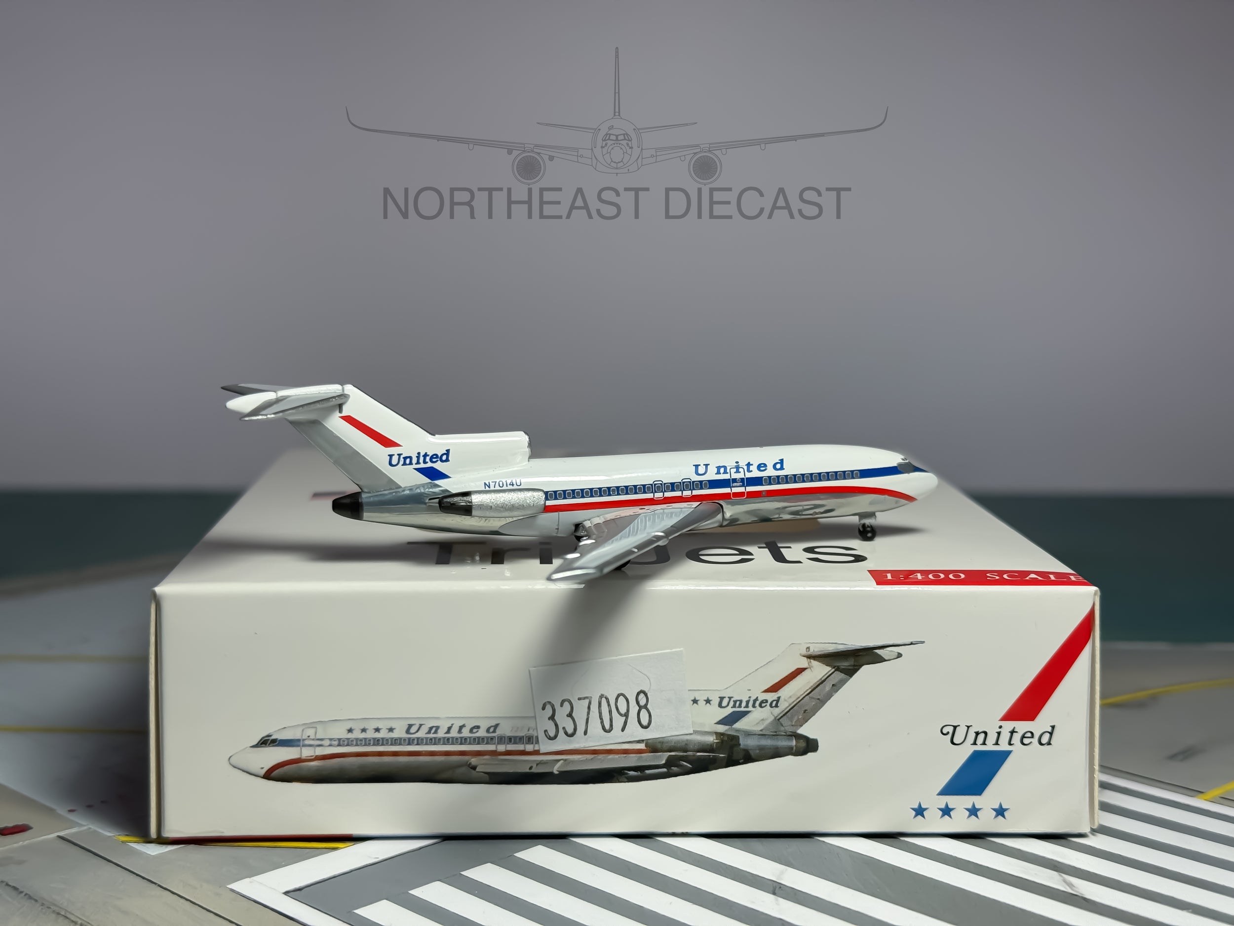 United Airlines Boeing 727-100 1:400 Aeroclassics N7014U (AC419817)
