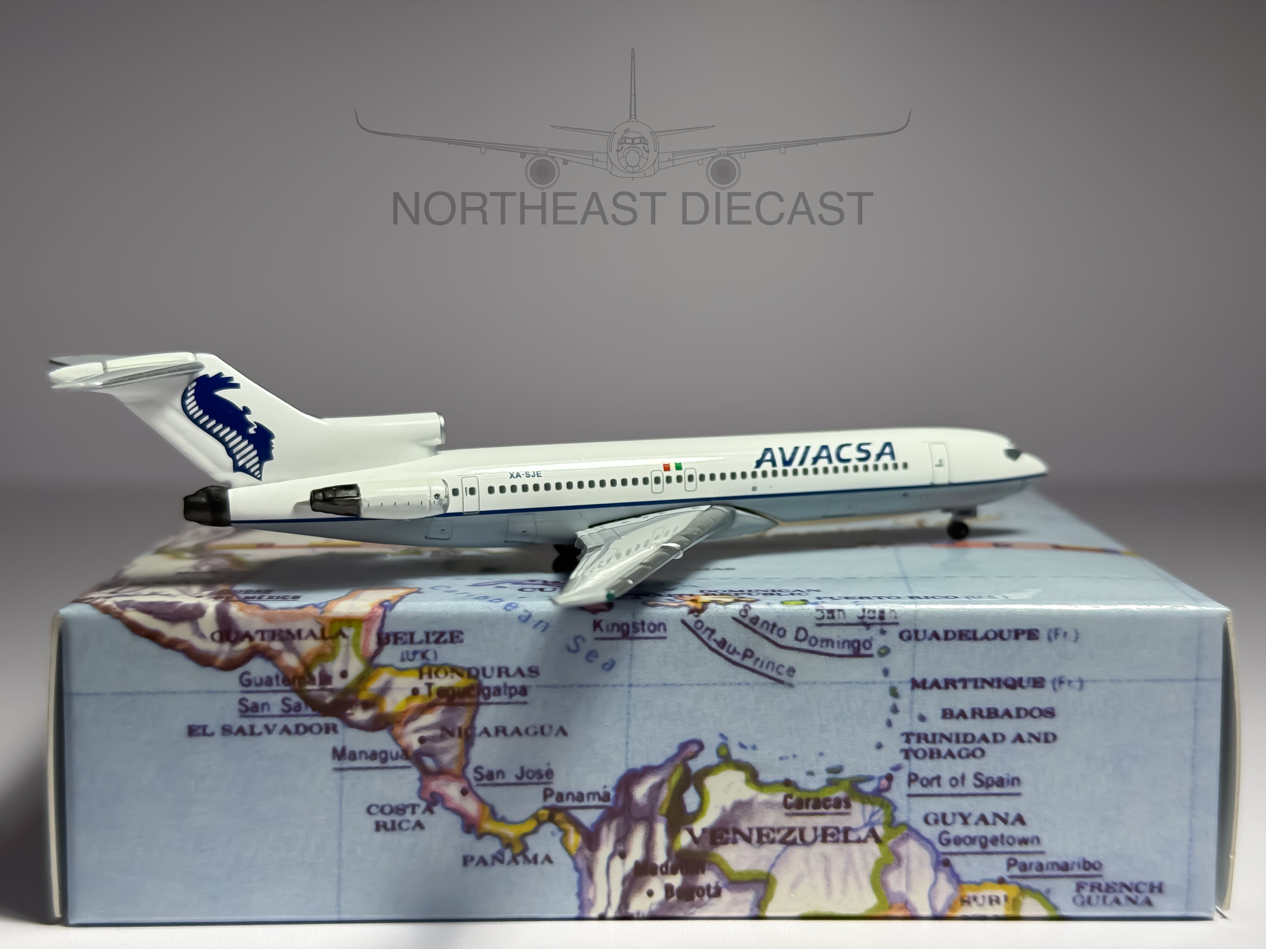 Aviacsa Boeing 727-200 1:400 Aeroclassics XA-SJE (AC419819)