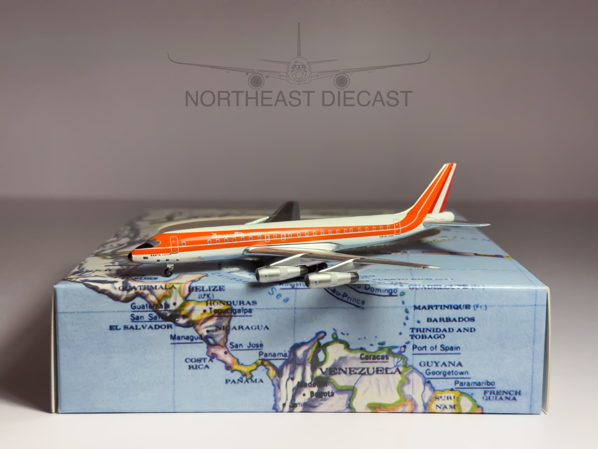 Faucett Peru Douglas DC-8-50 1:400 Aeroclassics OB-R-1268 (AC419840)