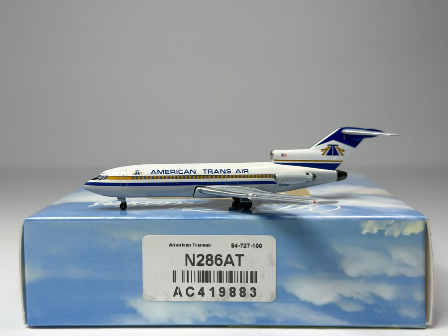 American Trans Air (ATA) Boeing 727-100 1:400 Aeroclassics N286AT (AC419883)