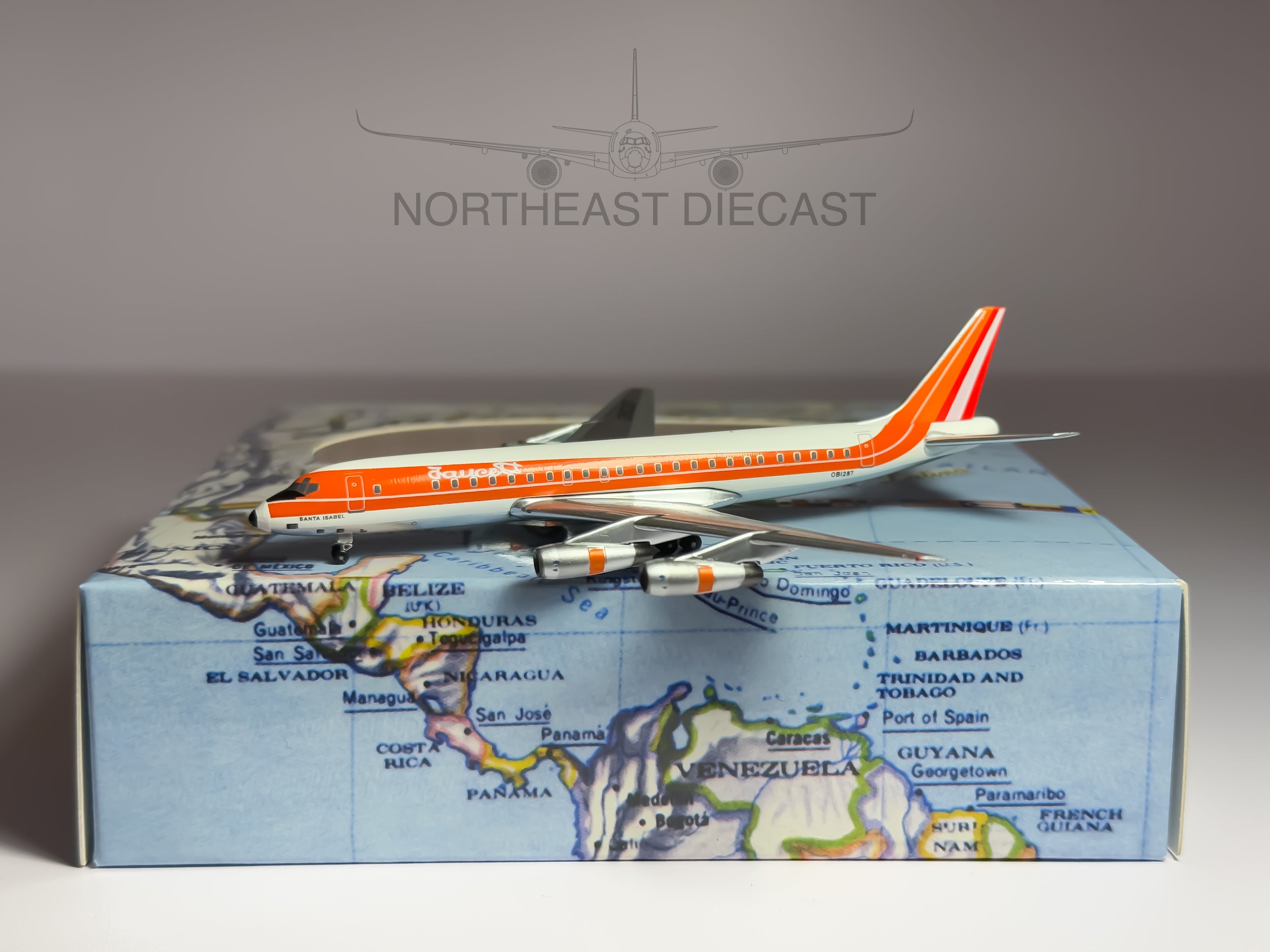 Faucett Peru Douglas DC-8-50 1:400 Aeroclassics OB-1287 (AC419932)