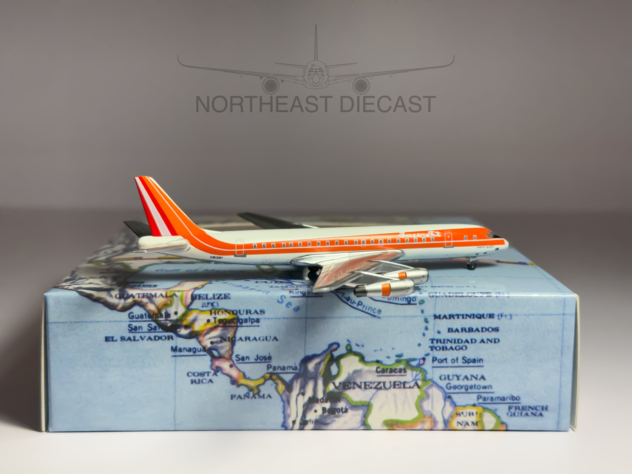 Faucett Peru Douglas DC-8-50 1:400 Aeroclassics OB-1287 (AC419932)