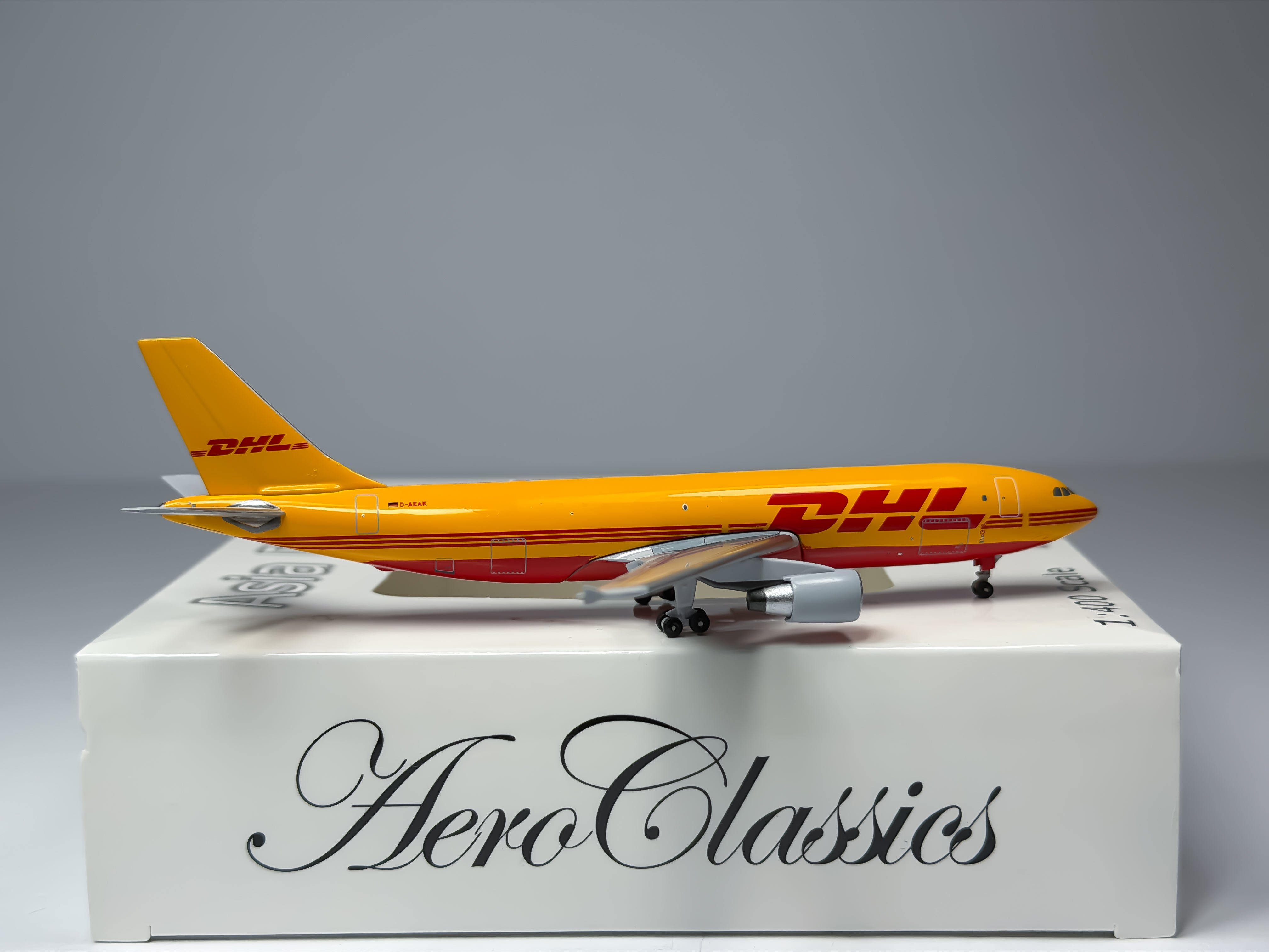 激レア　DHL A300 Aeroclassics 1/400 Airbus A300-600 Air Hong Kong / DHL 1/400 scale metal model from