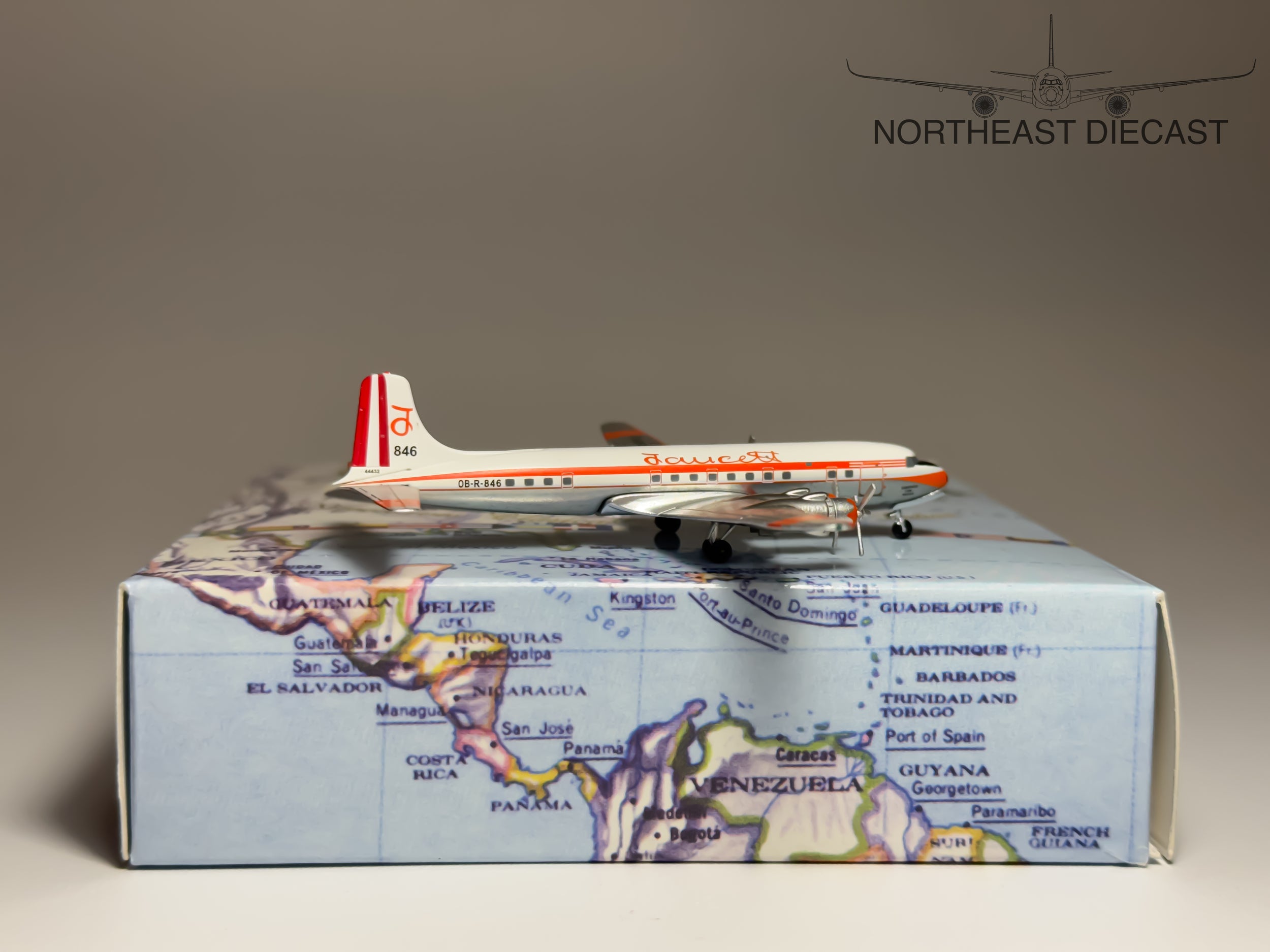 Faucett Peru Douglas DC-6 1:400 Aeroclassics OB-R-846 (AC419970)