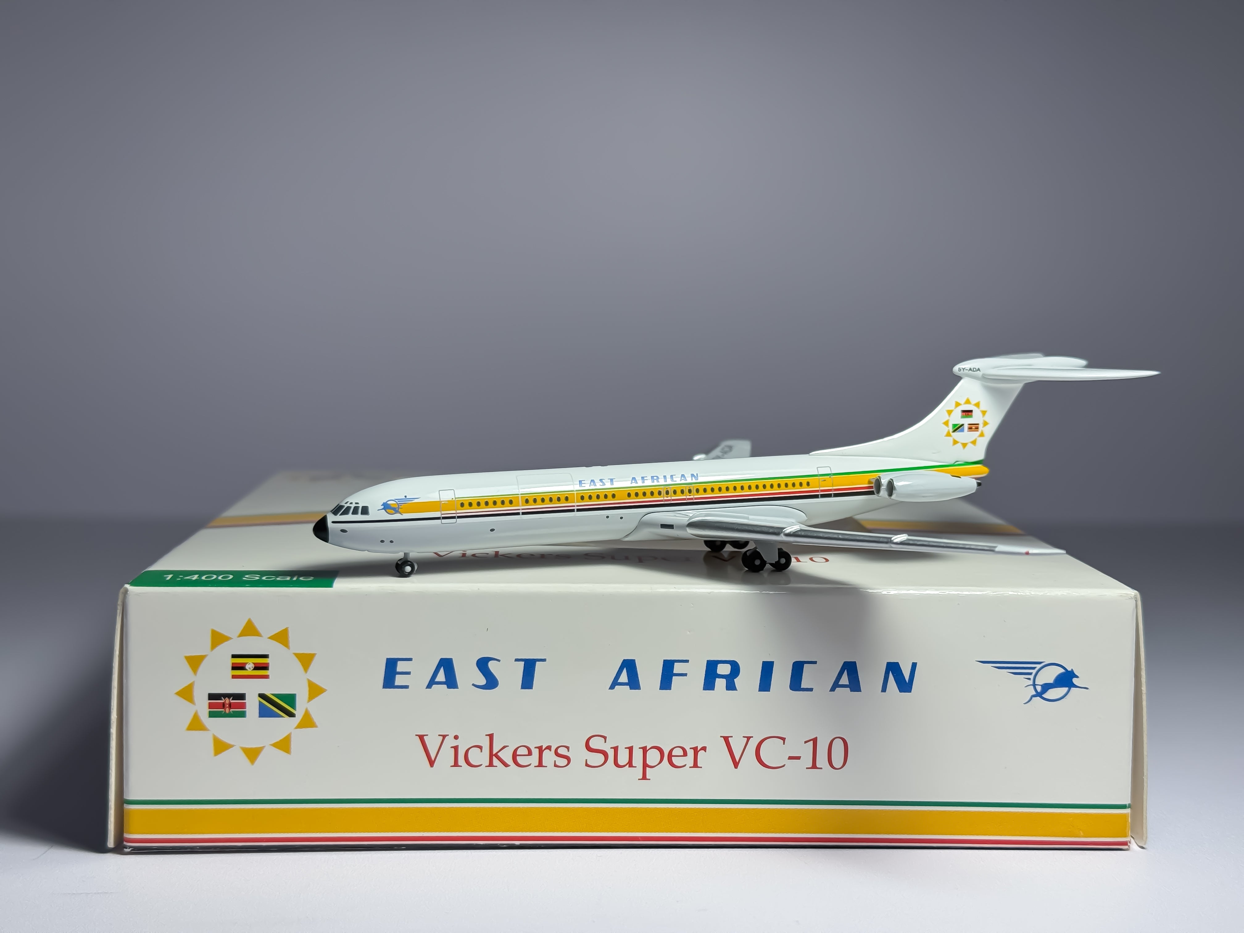 East African Airways Vickers VC-10 1:400 Aeroclassics 5Y-ADA (AC5YADA)