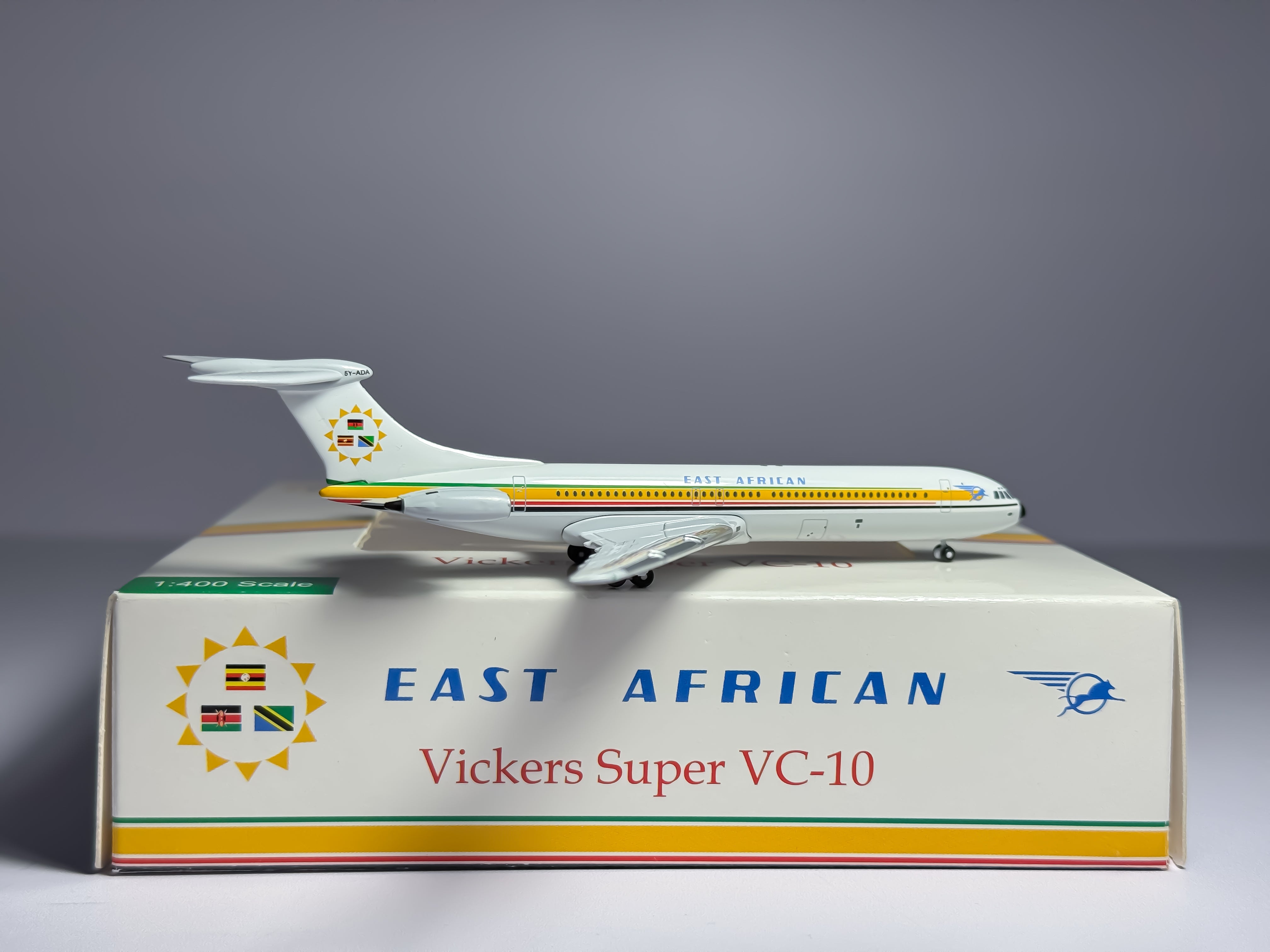 East African Airways Vickers VC-10 1:400 Aeroclassics 5Y-ADA (AC5YADA)