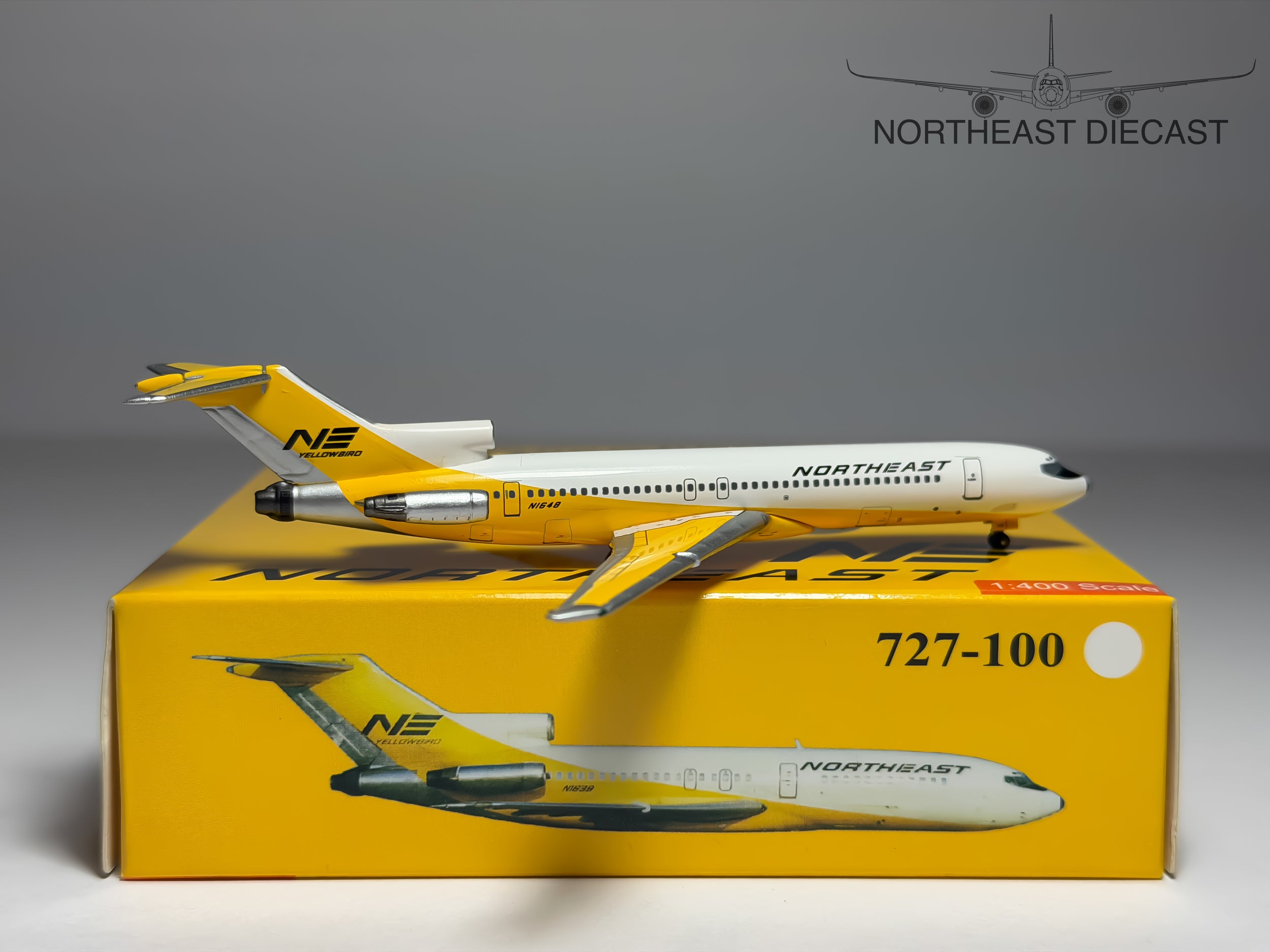 Northeast Airlines Boeing 727-200 1:400 Aeroclassics N1648 (AC628A)