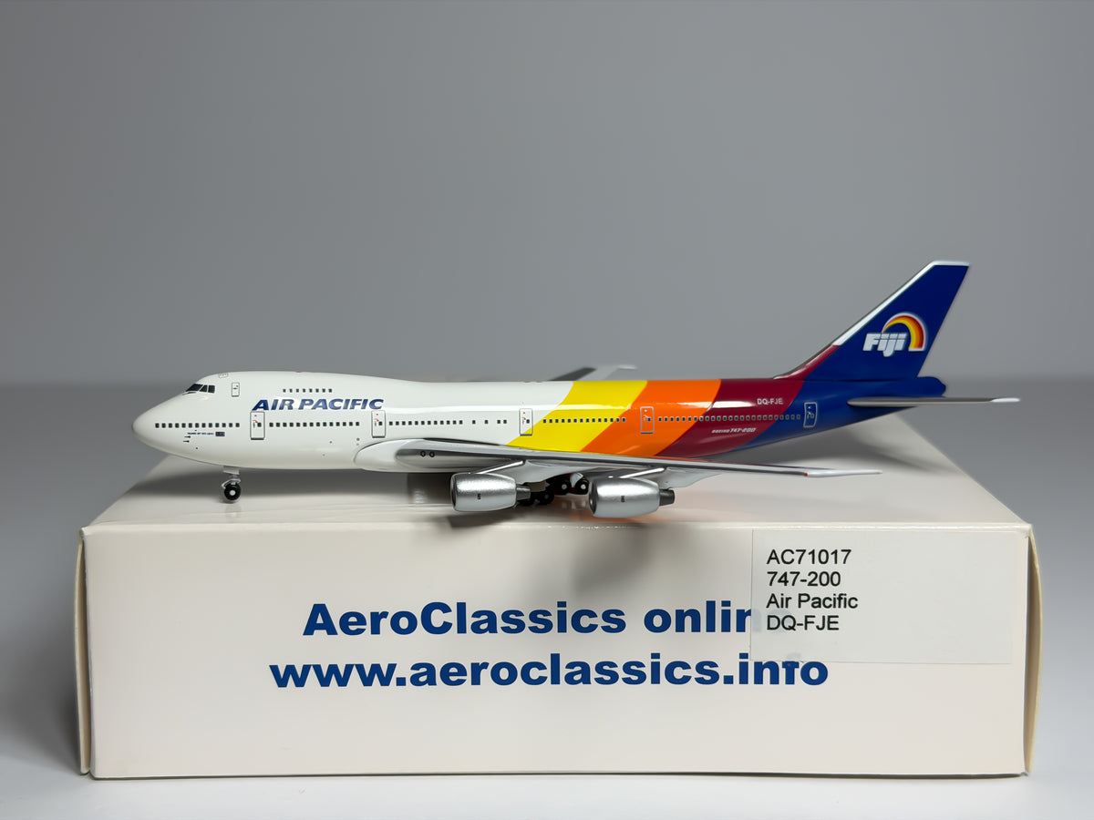 Air Pacific Boeing 747-200 1:400 Aeroclassics DQ-FJE (AC71017)