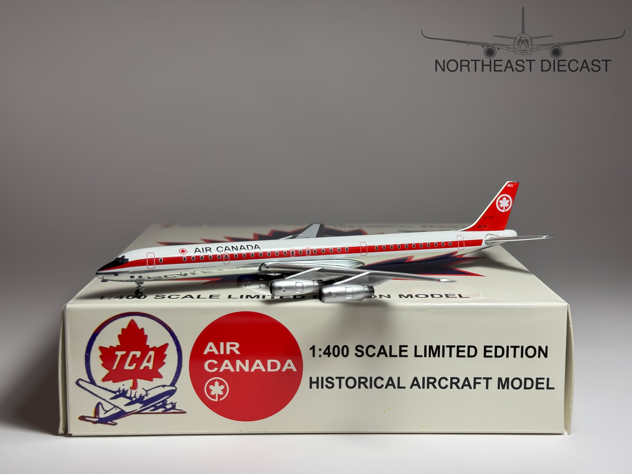 Air Canada Douglas DC-8-61 1:400 Aeroclassics CF-TJW (ACACA0108)