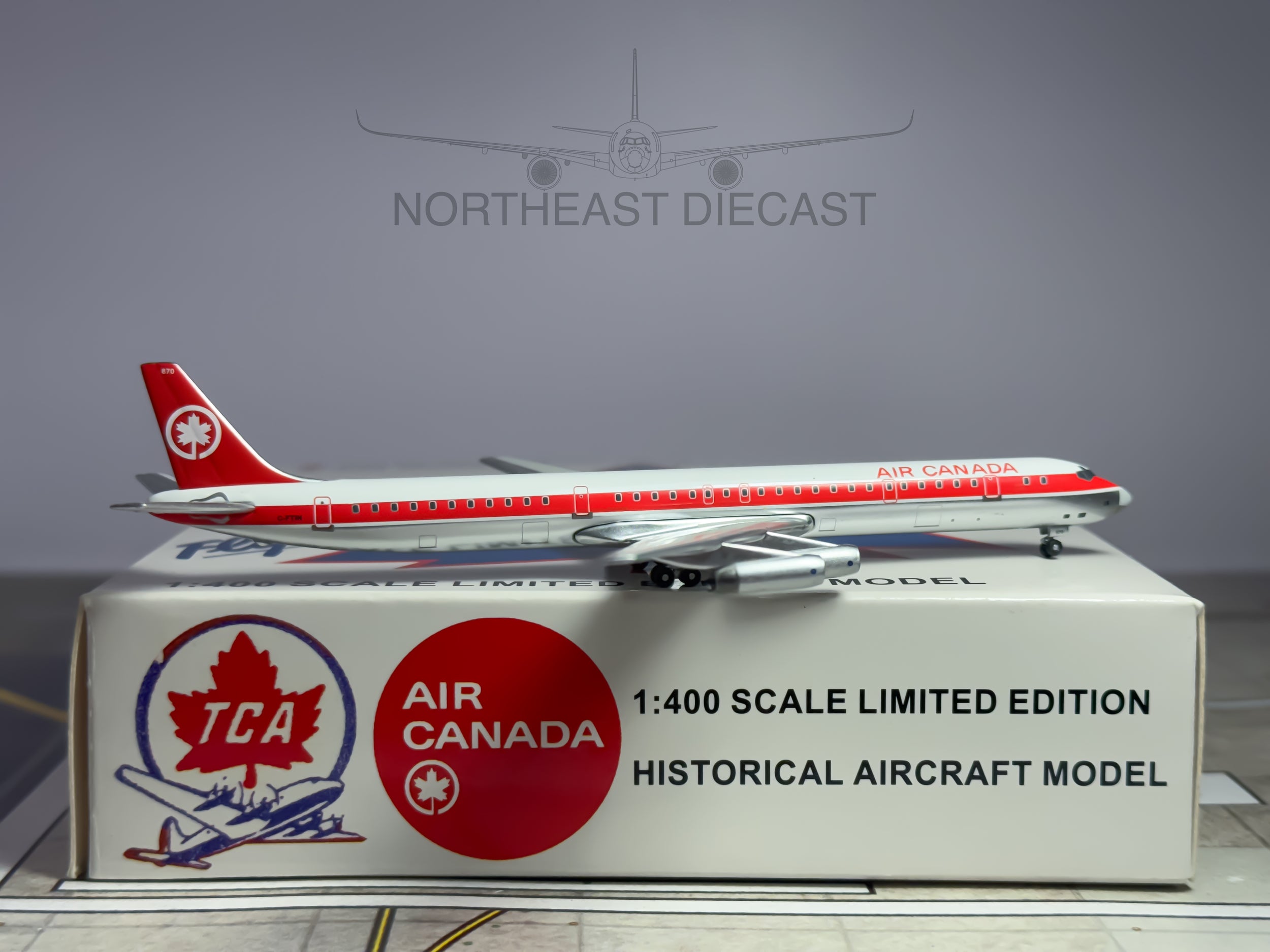 Air Canada Douglas DC-8-63 1:400 Aeroclassics C-FTIN (ACACA141)