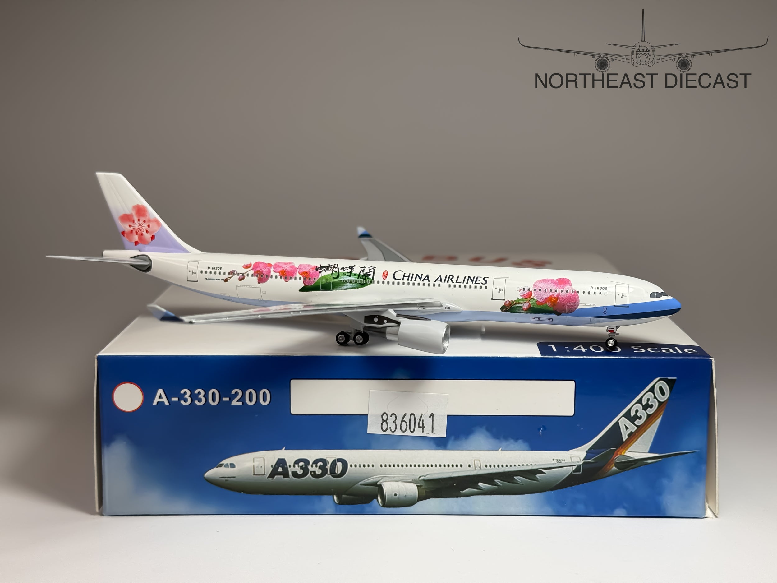 China Airlines Airbus A330-300 1:400 Aeroclassics B-18305 (ACB18305)