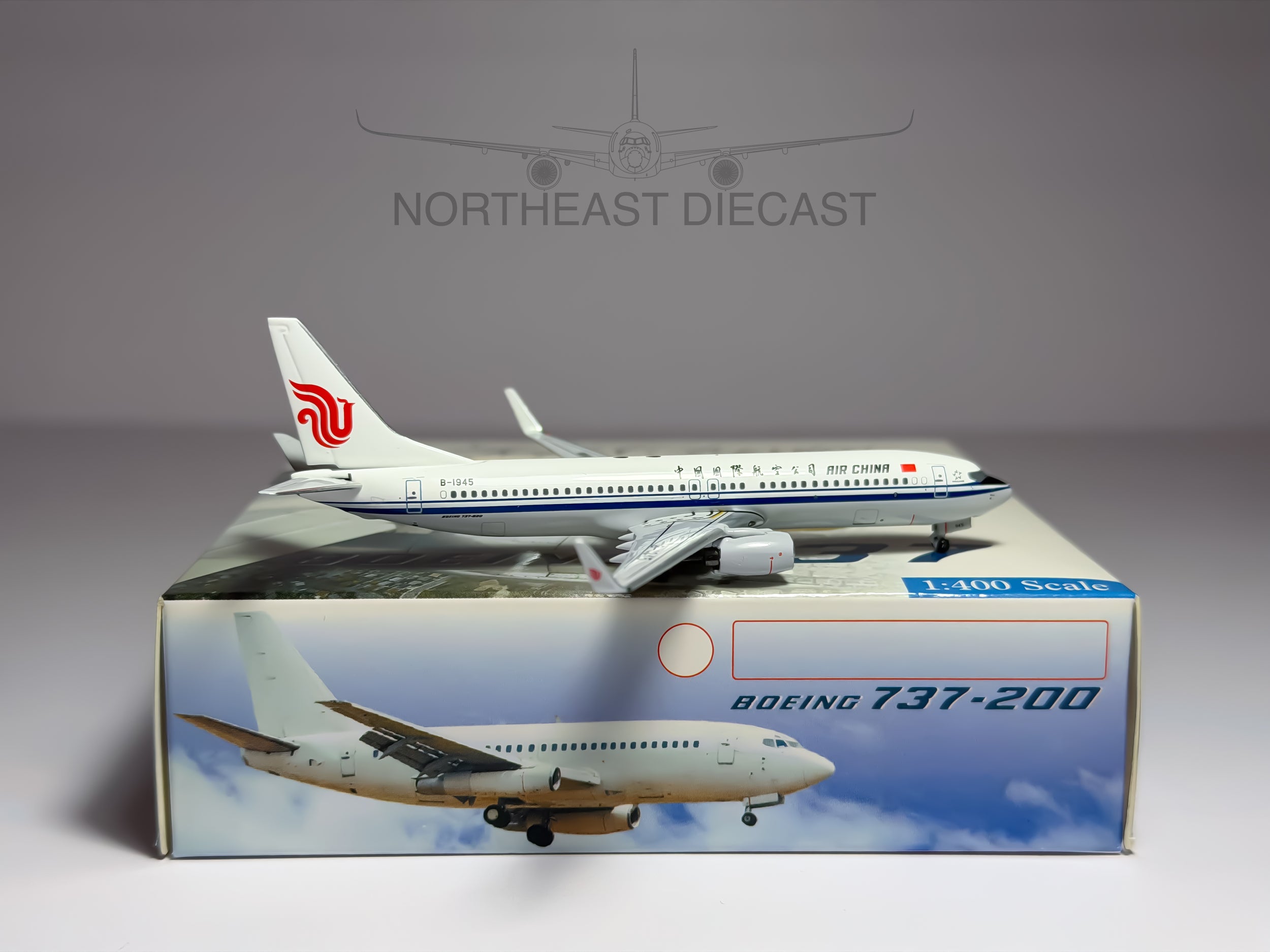Air China Boeing 737-800 1:400 Aeroclassics B-1945 (ACB1945)