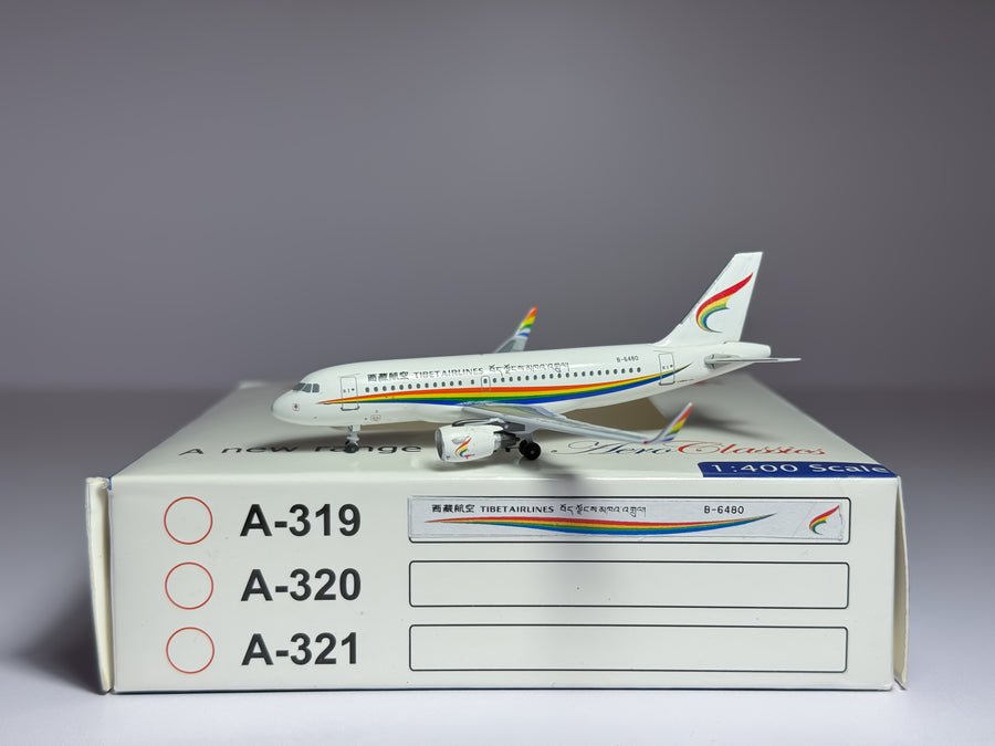 Tibet Airlines Airbus A319 1:400 Aeroclassics B-6480 (ACB6480)